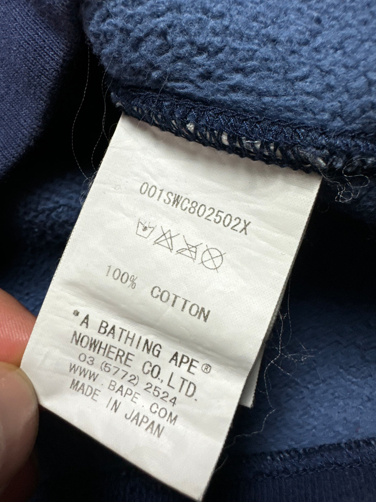 BAPE OG Blue Camo Crewneck