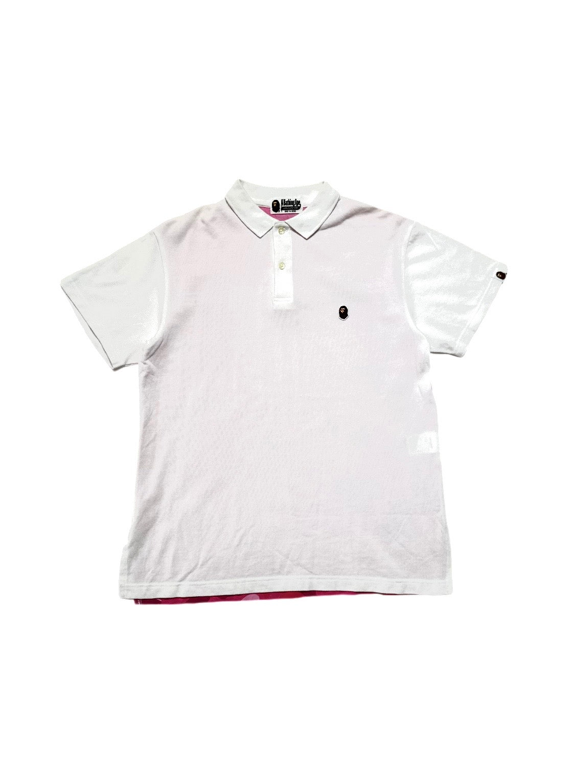 BAPE Pink Camo Polo Shirt