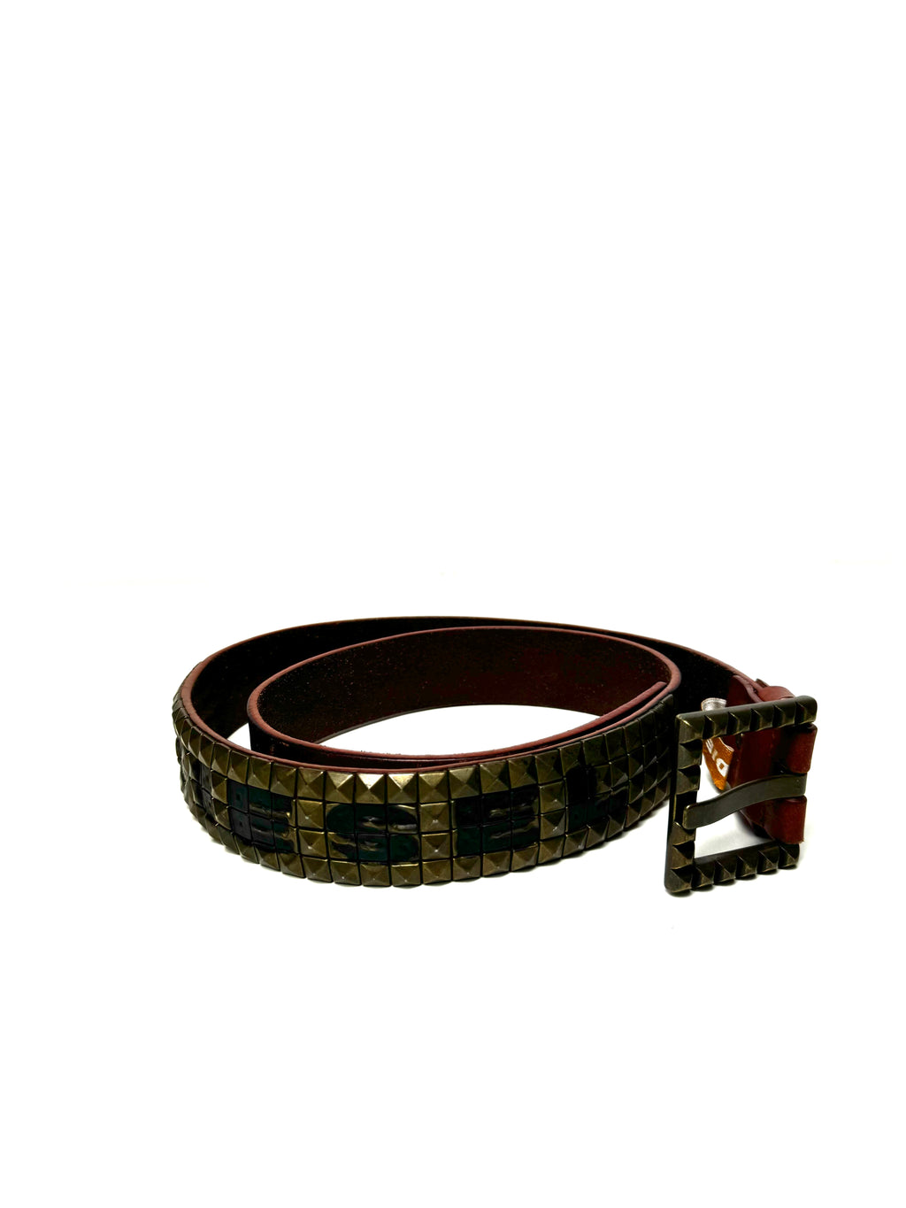 Diesel 2000s Leather Studs Belt