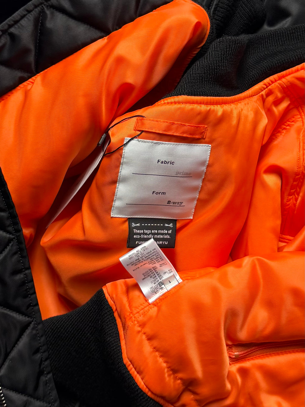 FUMITO GANRYU MA-1 Bomber Jacket
