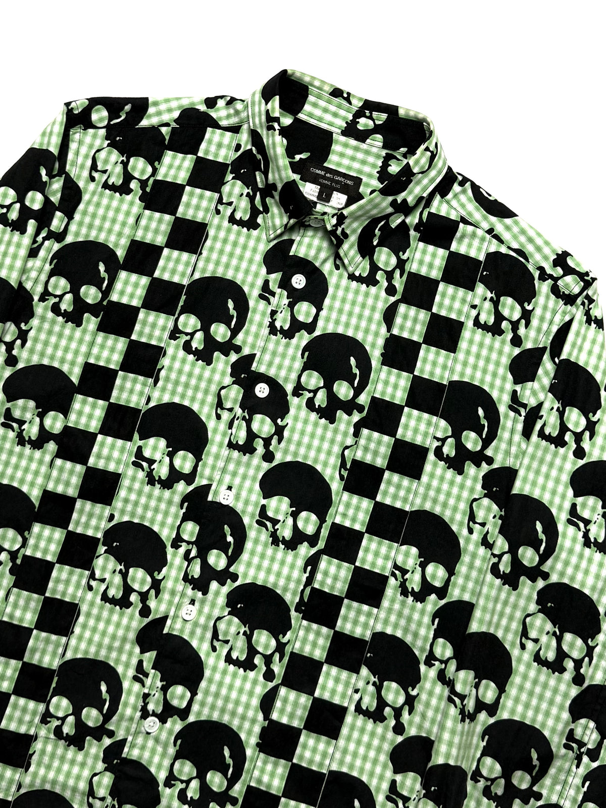 Comme des Garçons  HOMME PLUS Skull Check Shirt