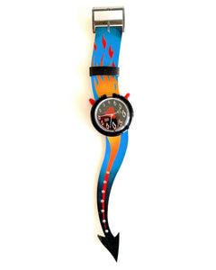 Swatch 1994 "Hot Stuff" Halloween Flame Watch