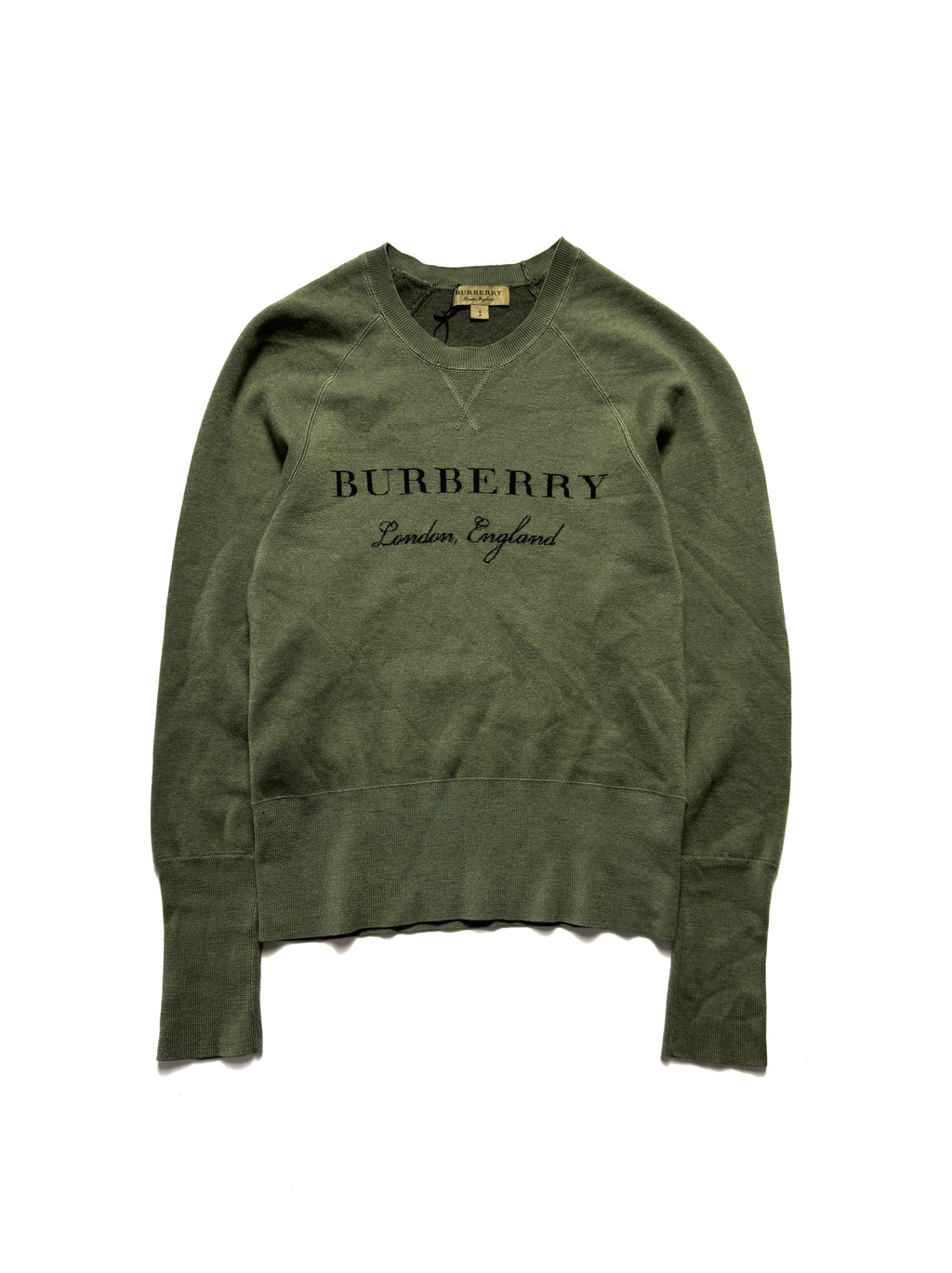 Burberry Army Green Knitwear