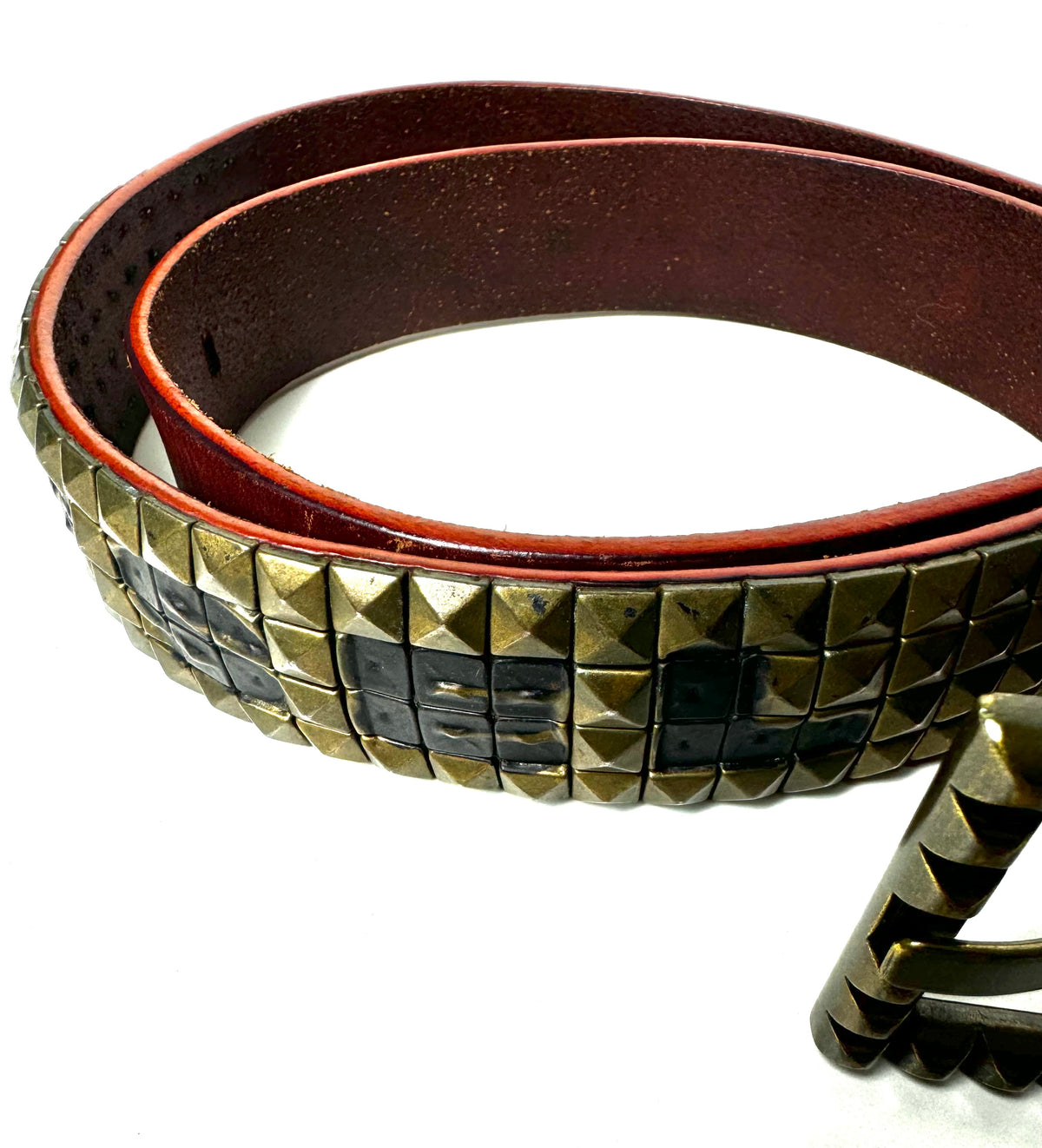 Diesel 2000s Leather Studs Belt