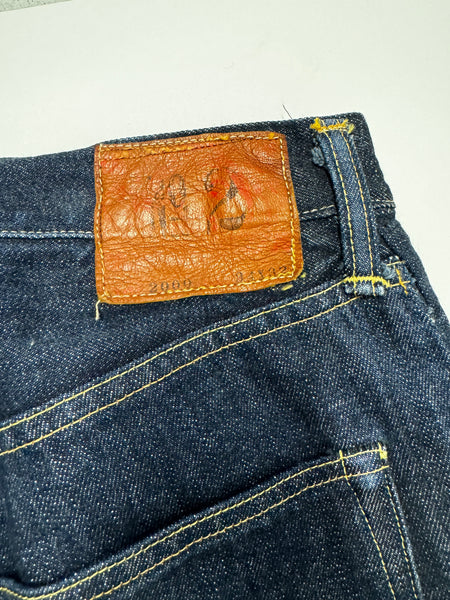 Evisu White Fade Daicock Jean