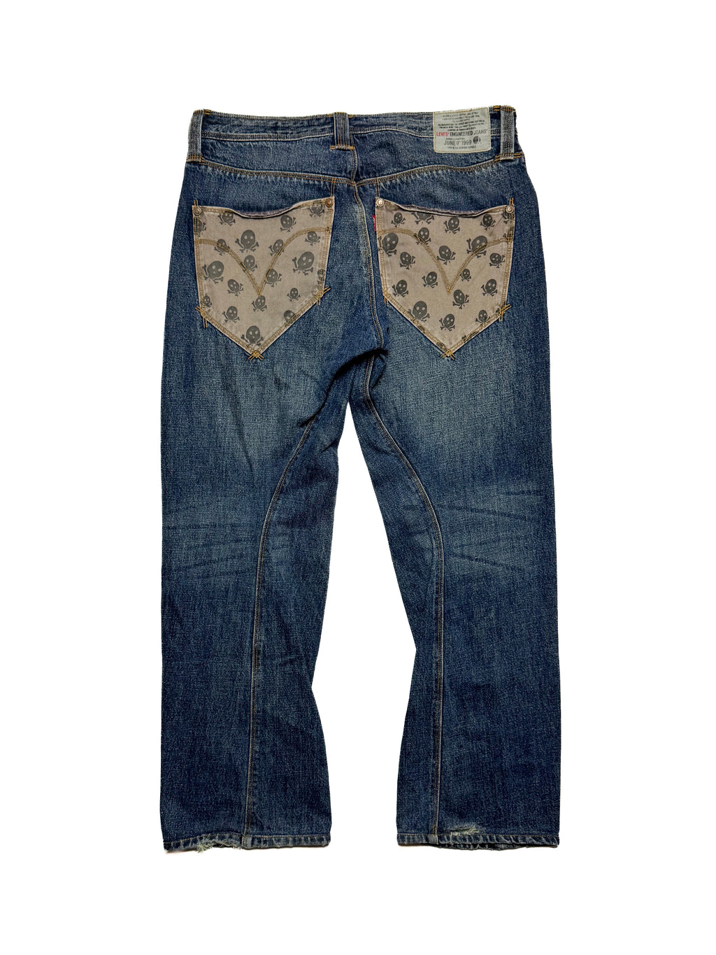 LEVIS ENGINEERED Skull Denim Jeans 90s
