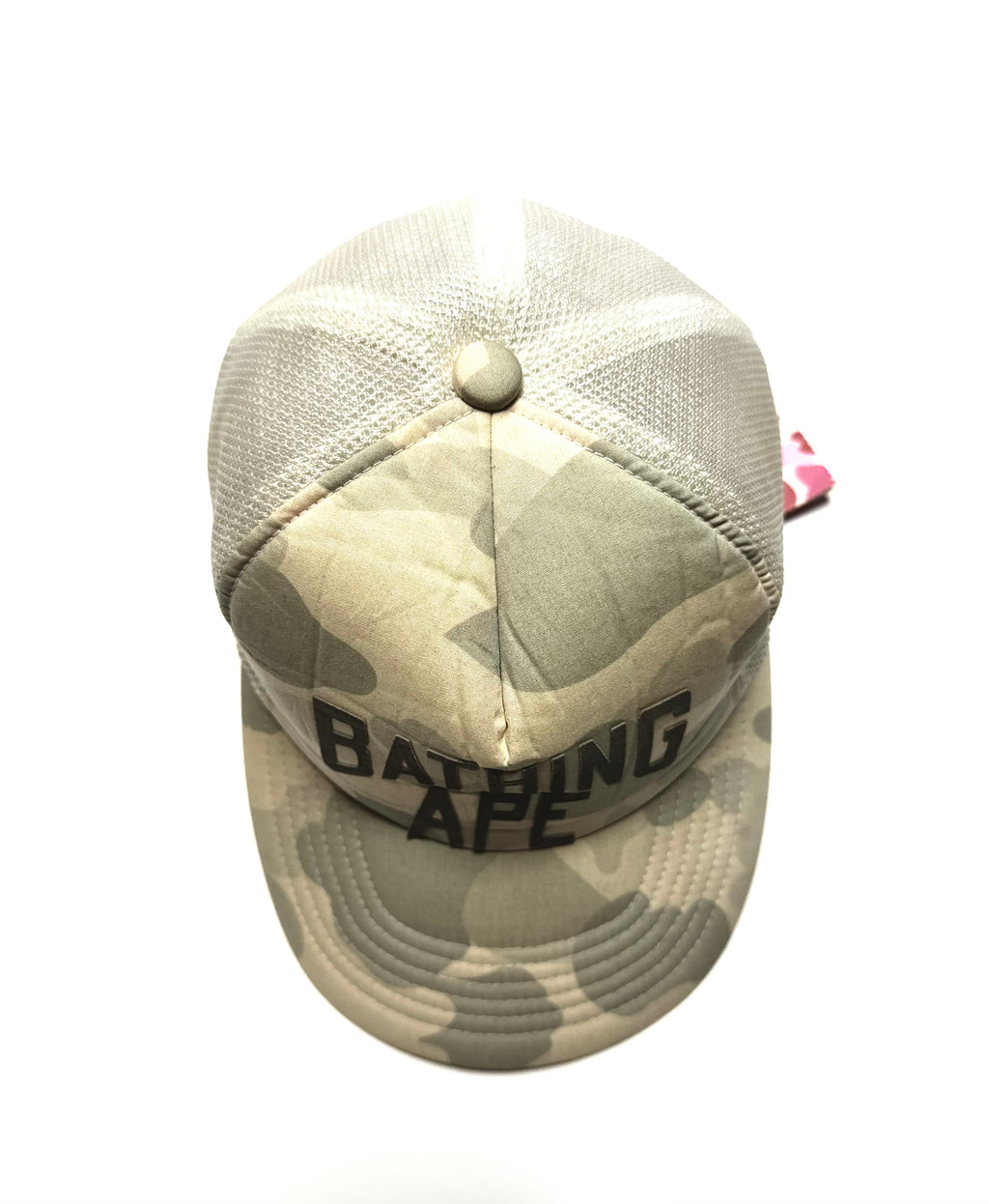 BAPE OG Grey Camo Trucker Hat