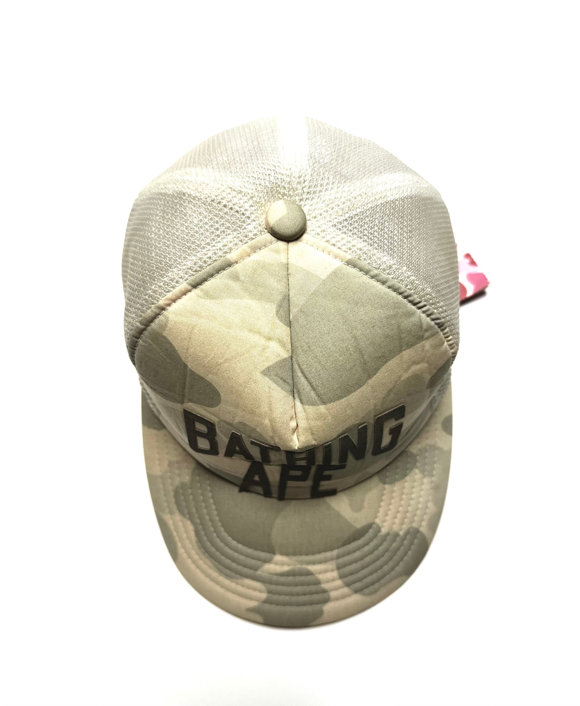 BAPE OG Grey Camo Trucker Hat