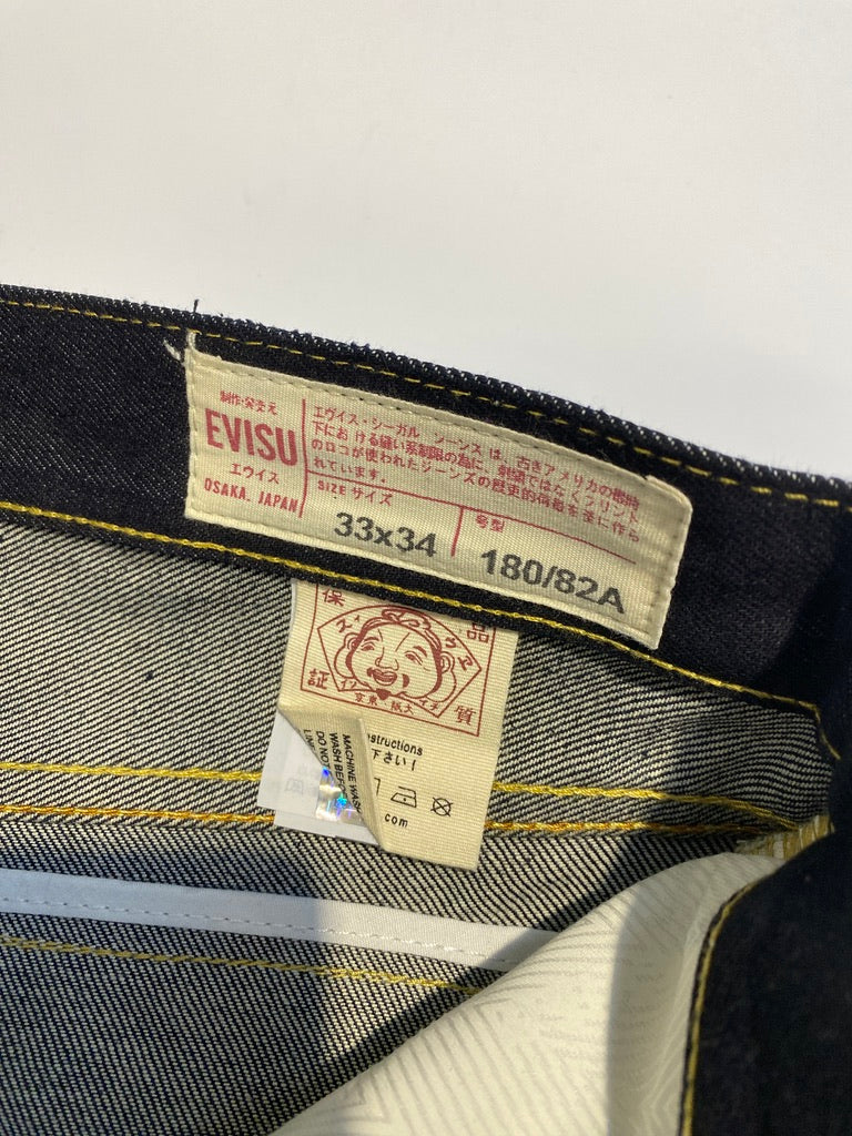 Evisu Green Oni Daicock Denim Jean