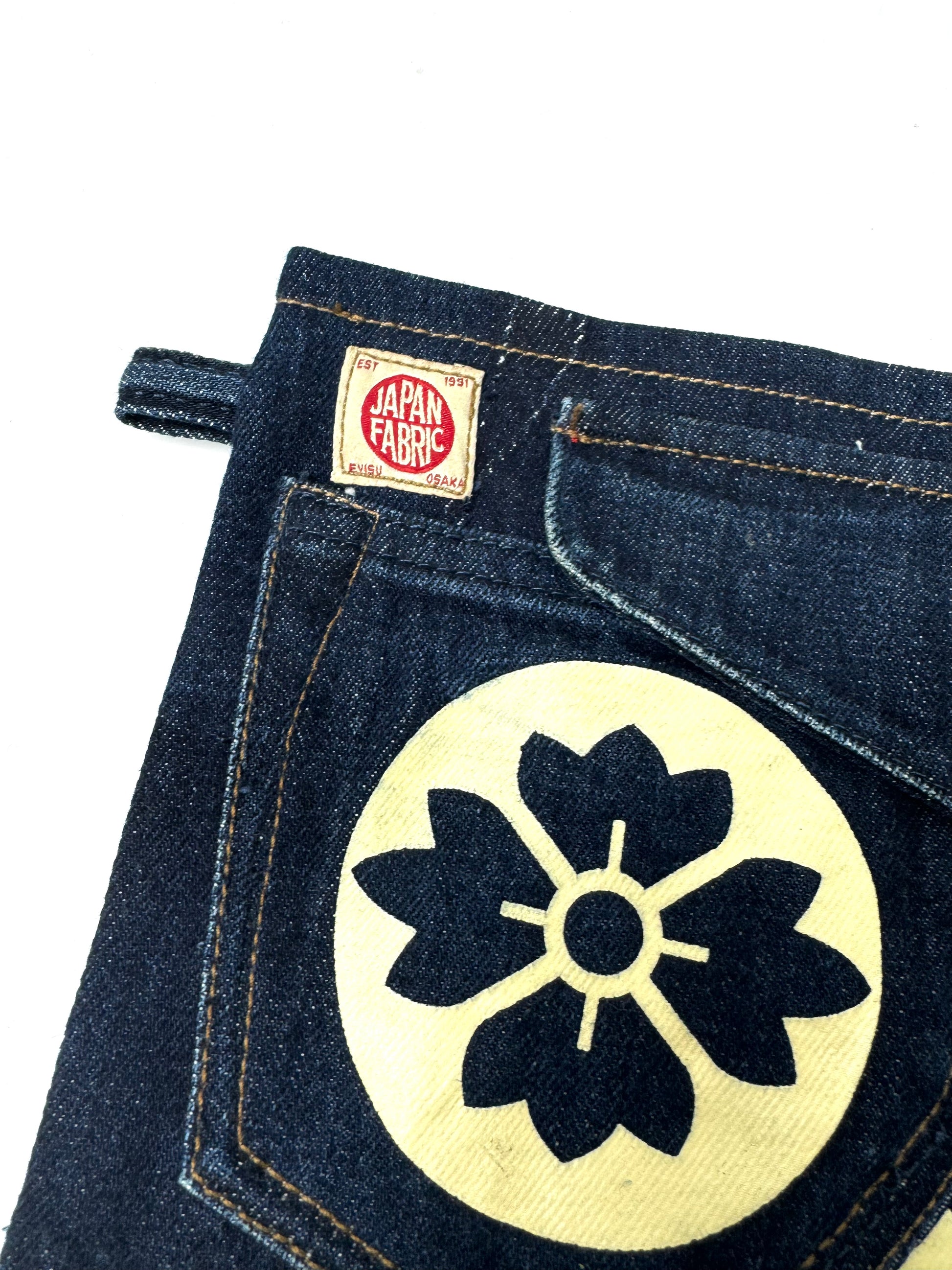 Evisu Remake Multi pocket Cross Bag