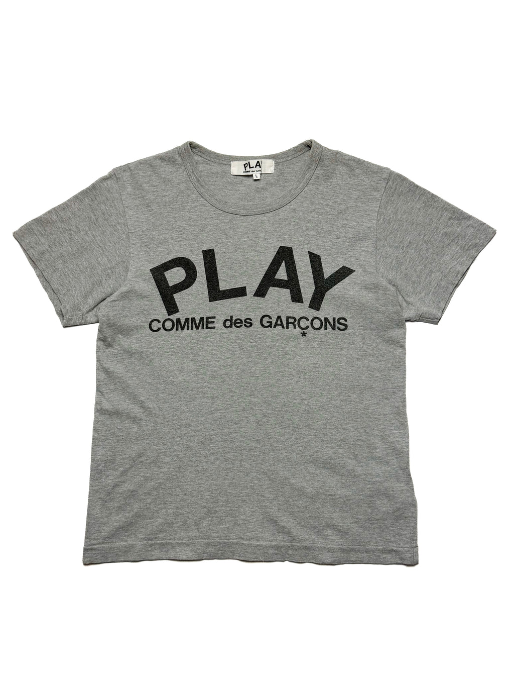 COMME DES GARCONS Play Grey Tee