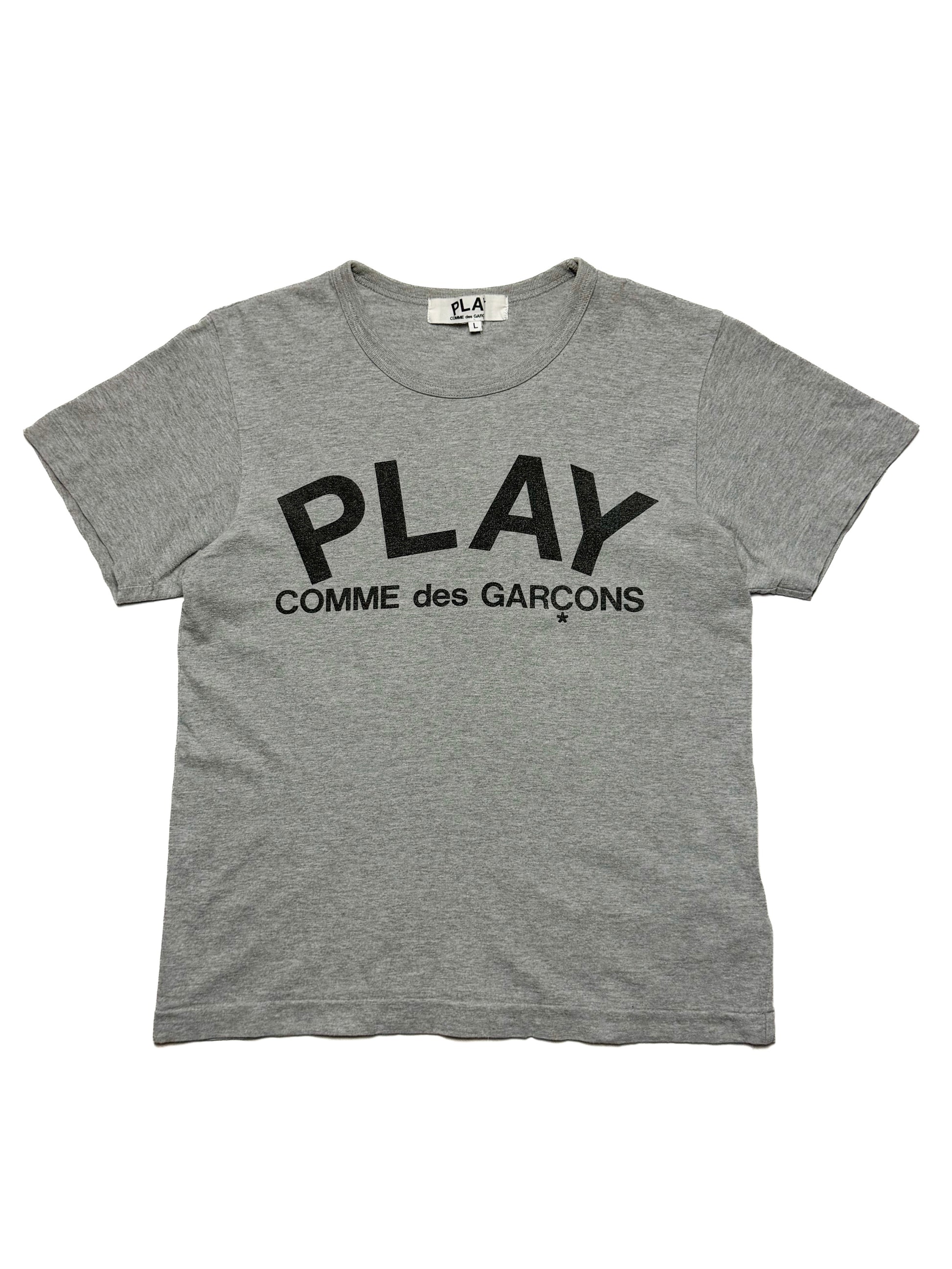 COMME DES GARCONS Play Grey Tee