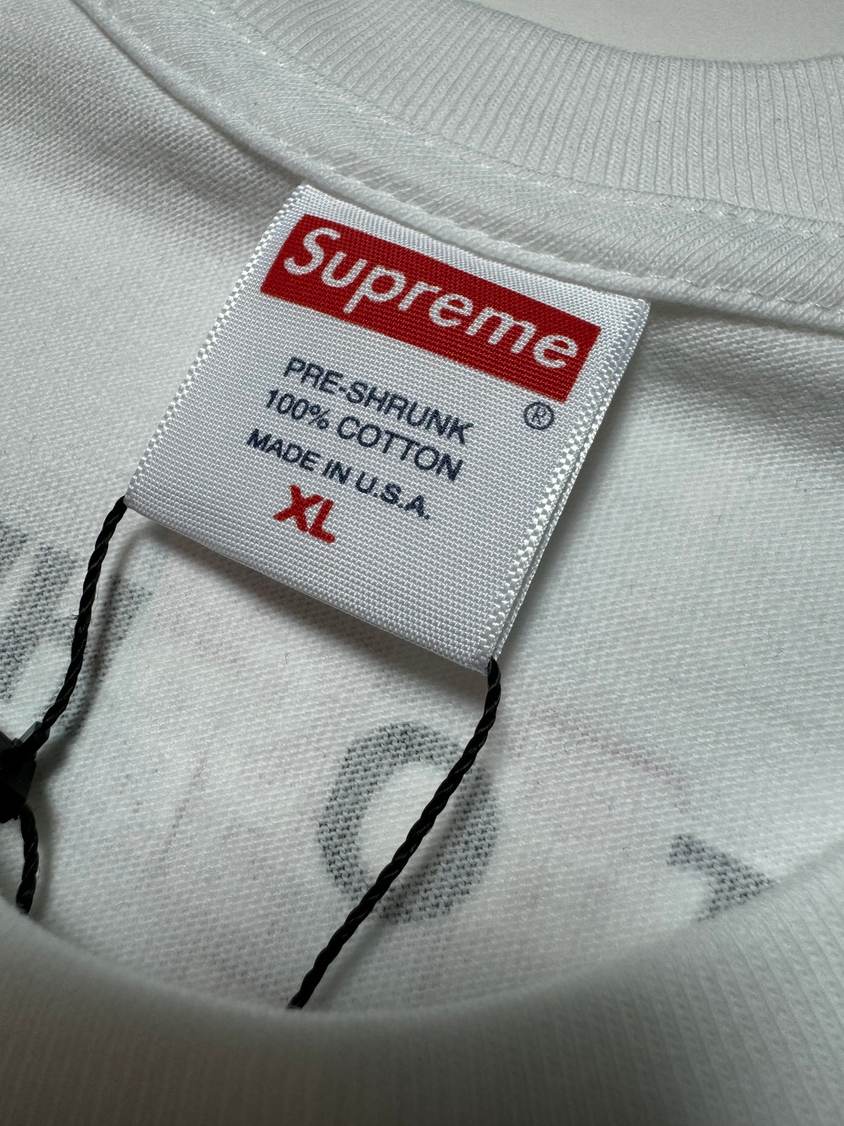 Supreme Anti Balcony White  Tee