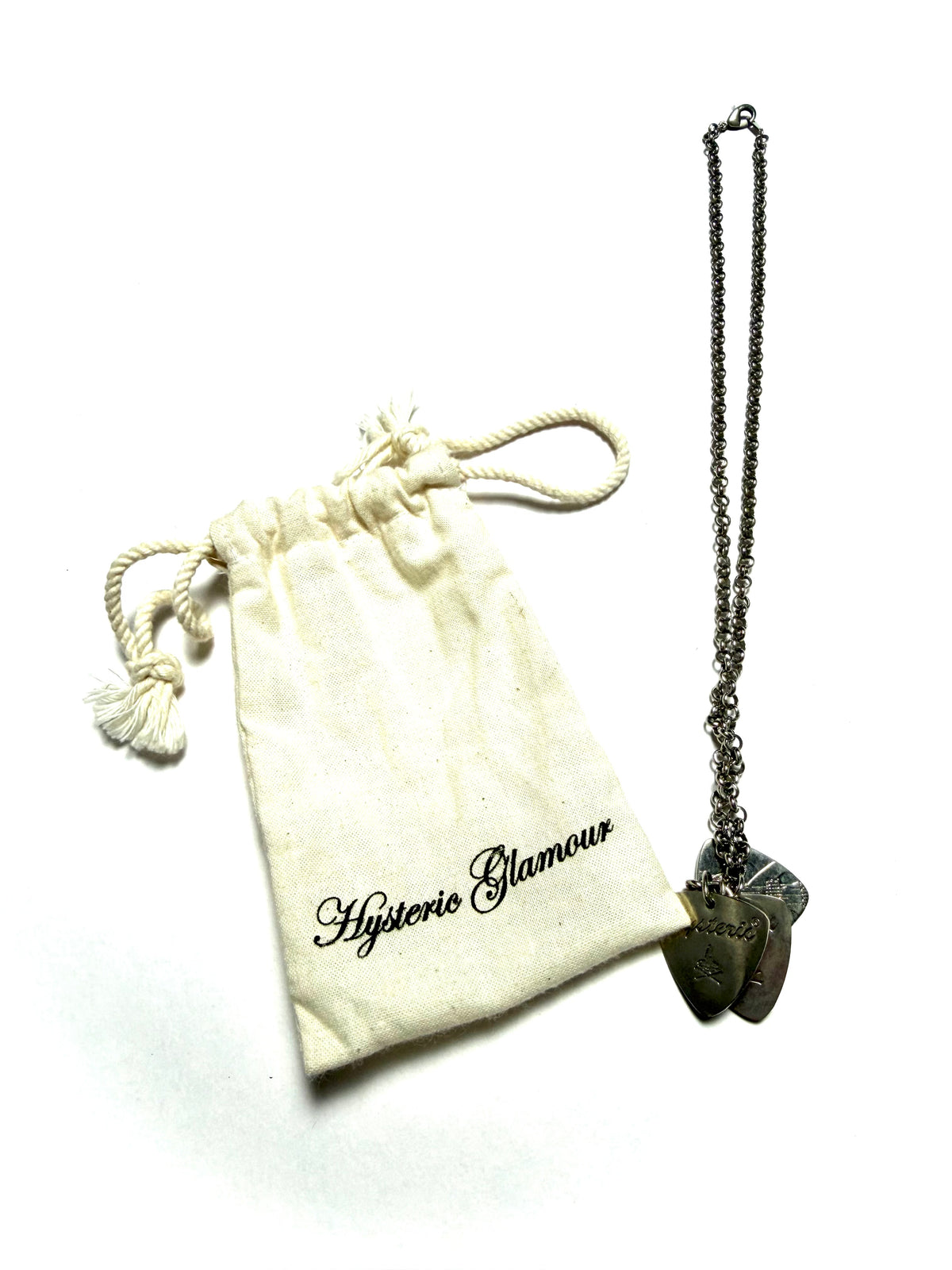 Hysteric Glamour Guitar Pick Necklace