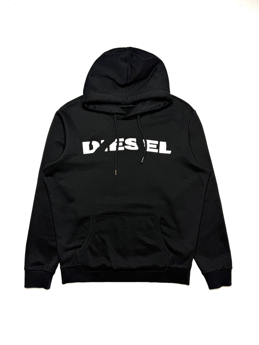 DIESEL Logo Hoodie Black