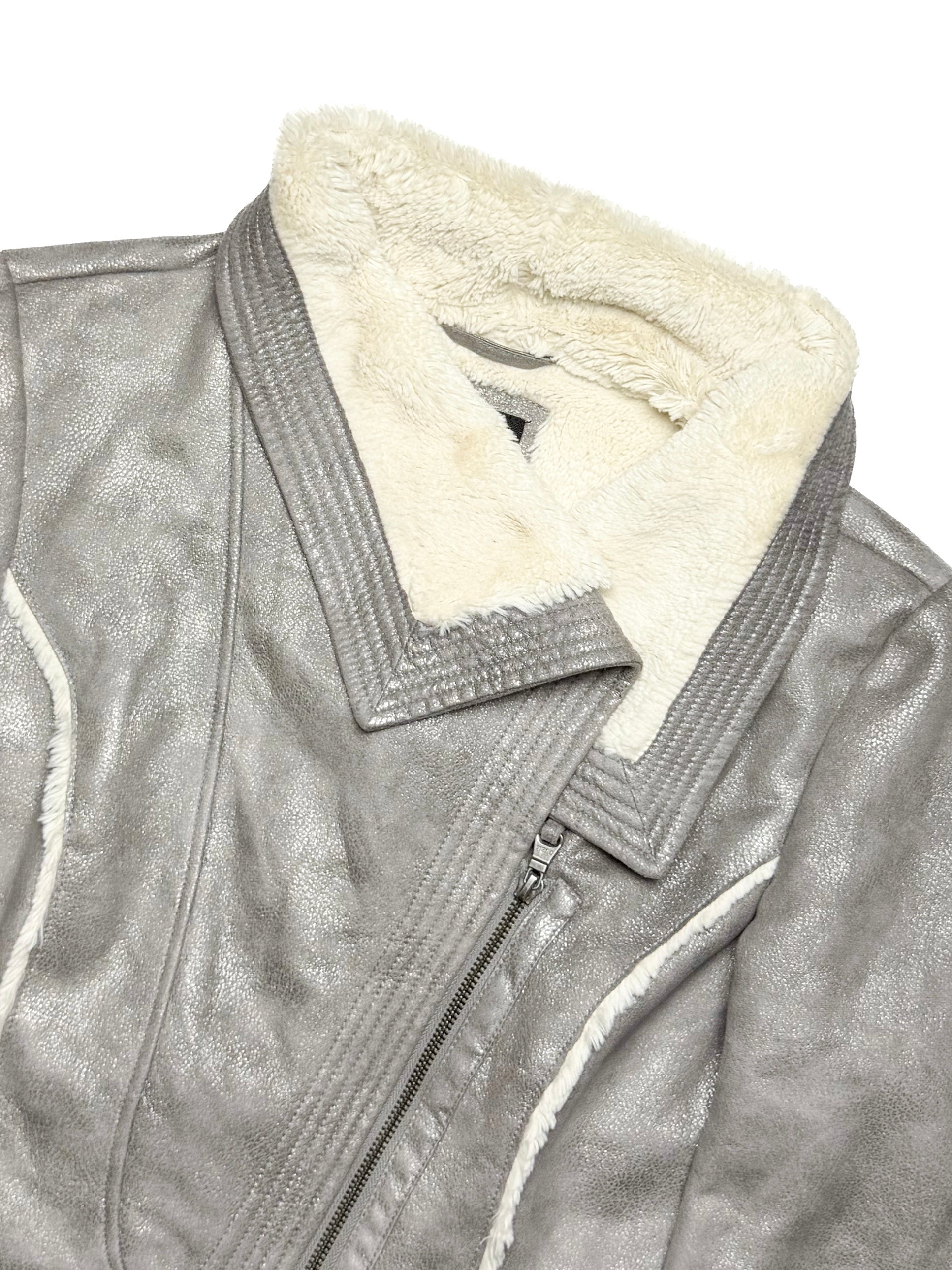 GUESS Fur Biker Jacket