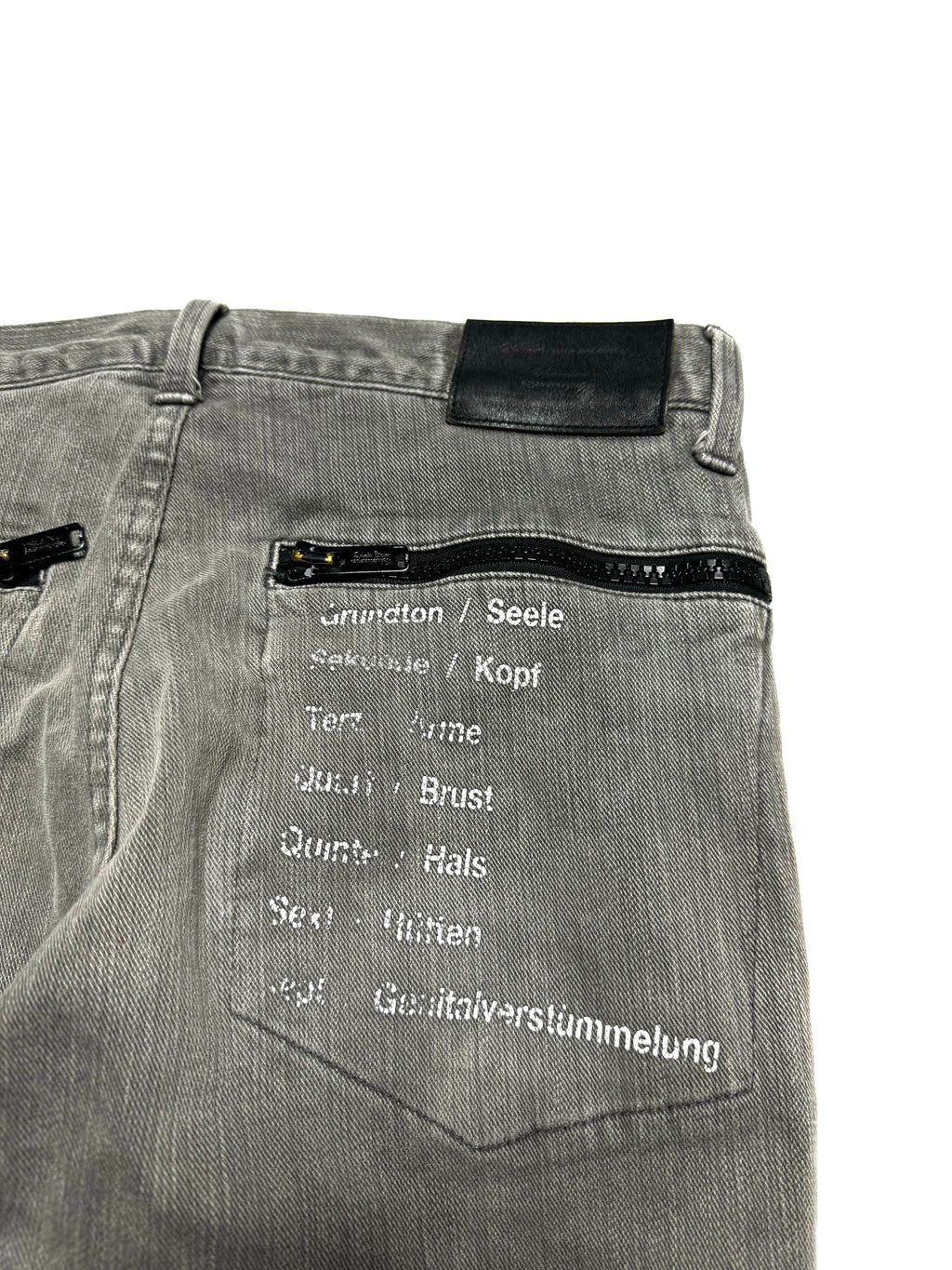 Undercover UCU4501-1 JUN TAKAHASHI  Grey Jean