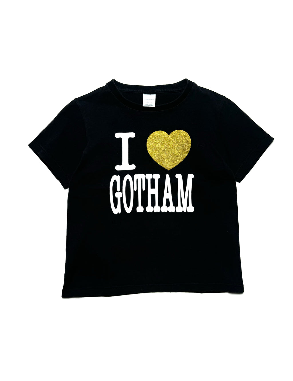 Number Nine 2002Aw “I Love Gotham” Black Tee