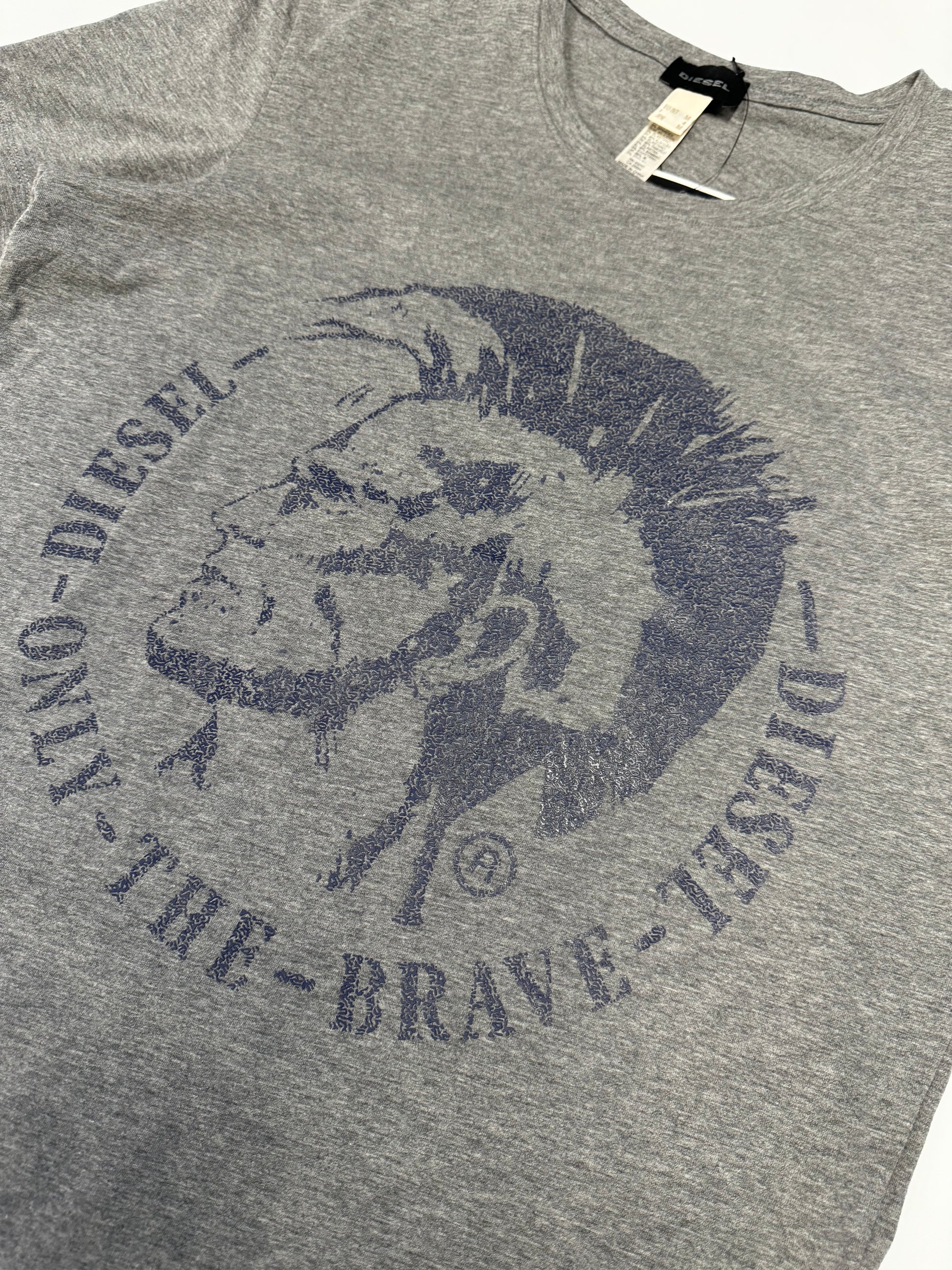 Diesel Grey Head Logo Tee