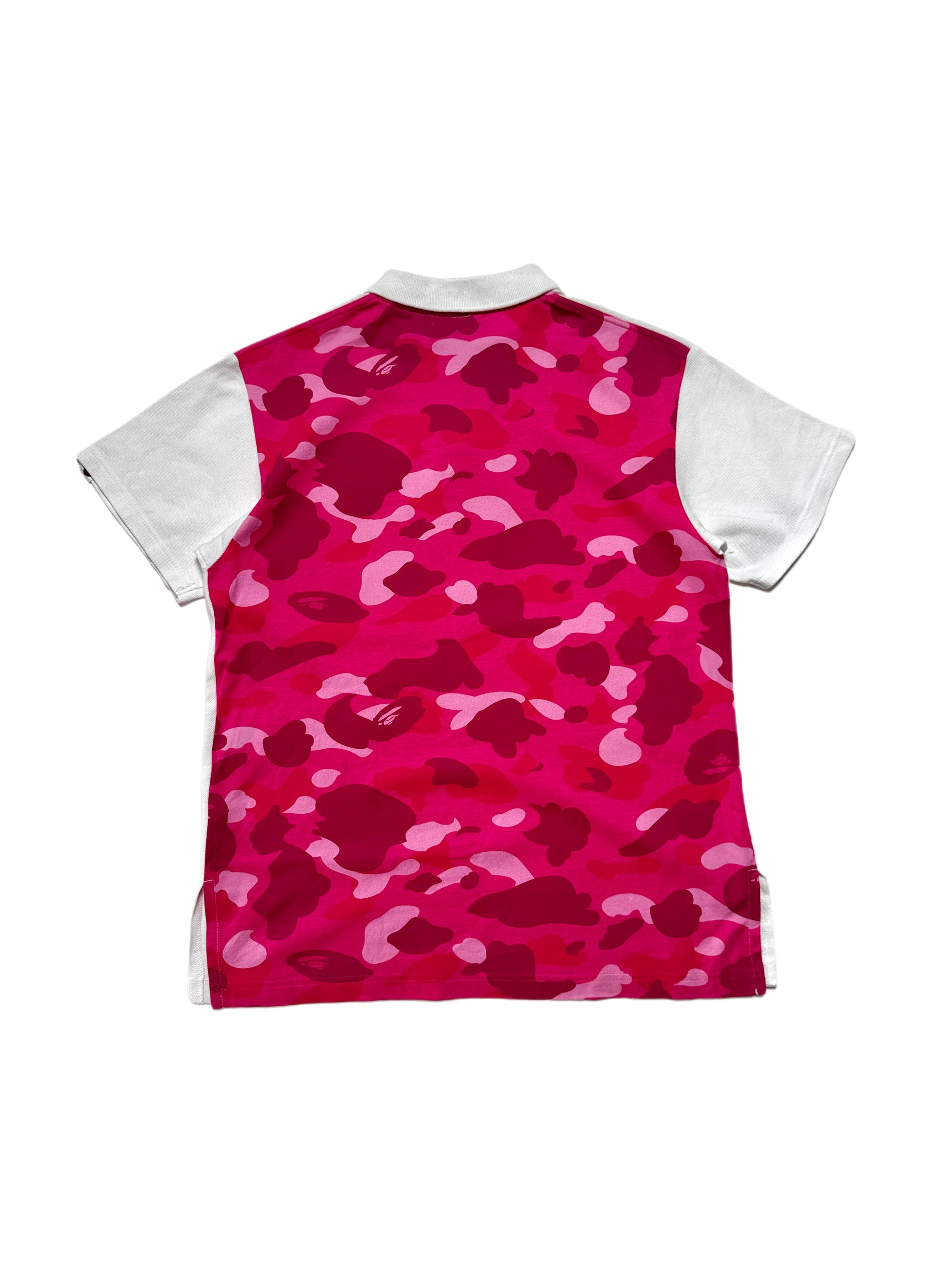 BAPE Pink Camo Polo Shirt