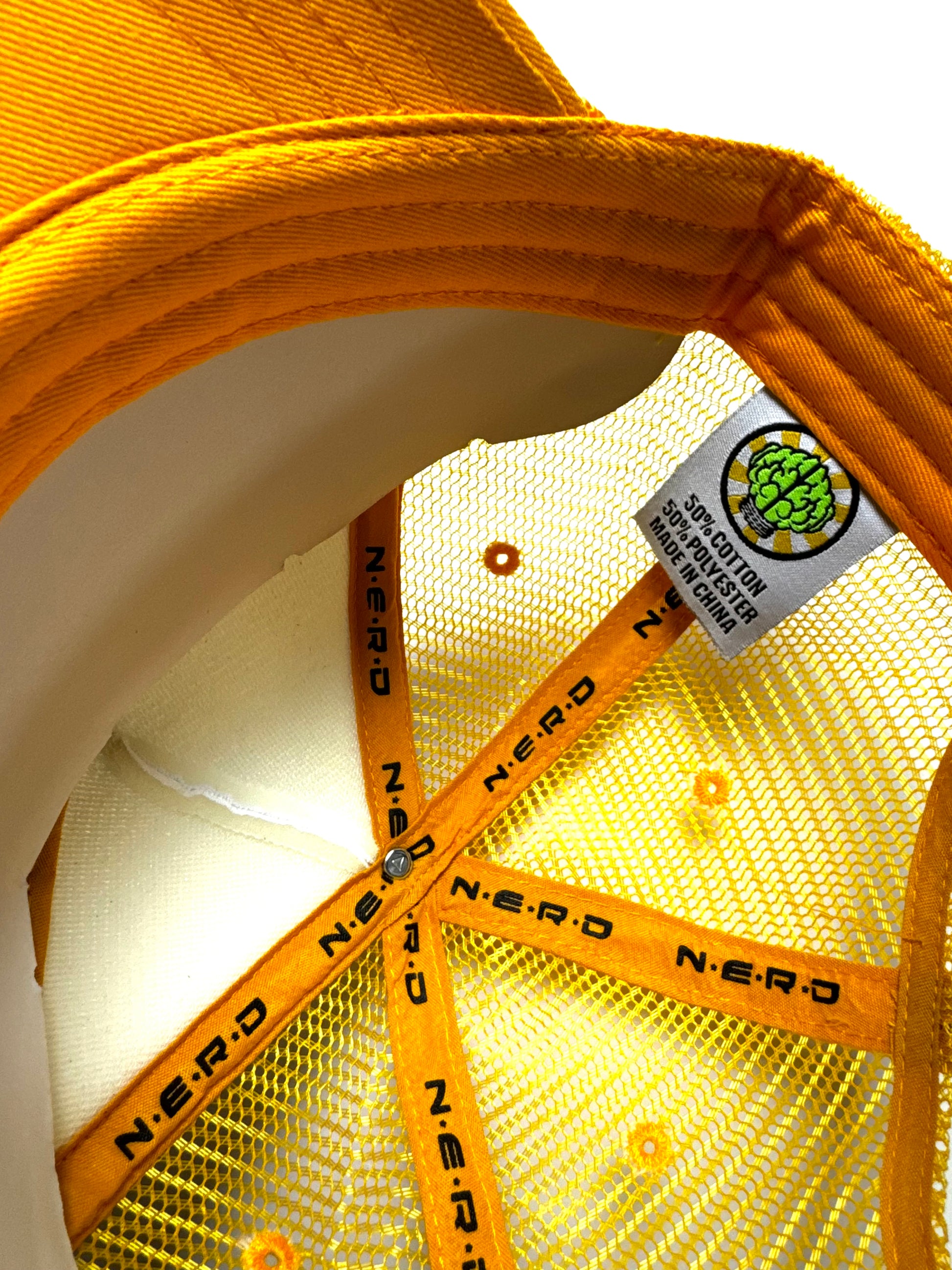 N.E.R.D. X Pharrell Williams Yellow Trucker Hat