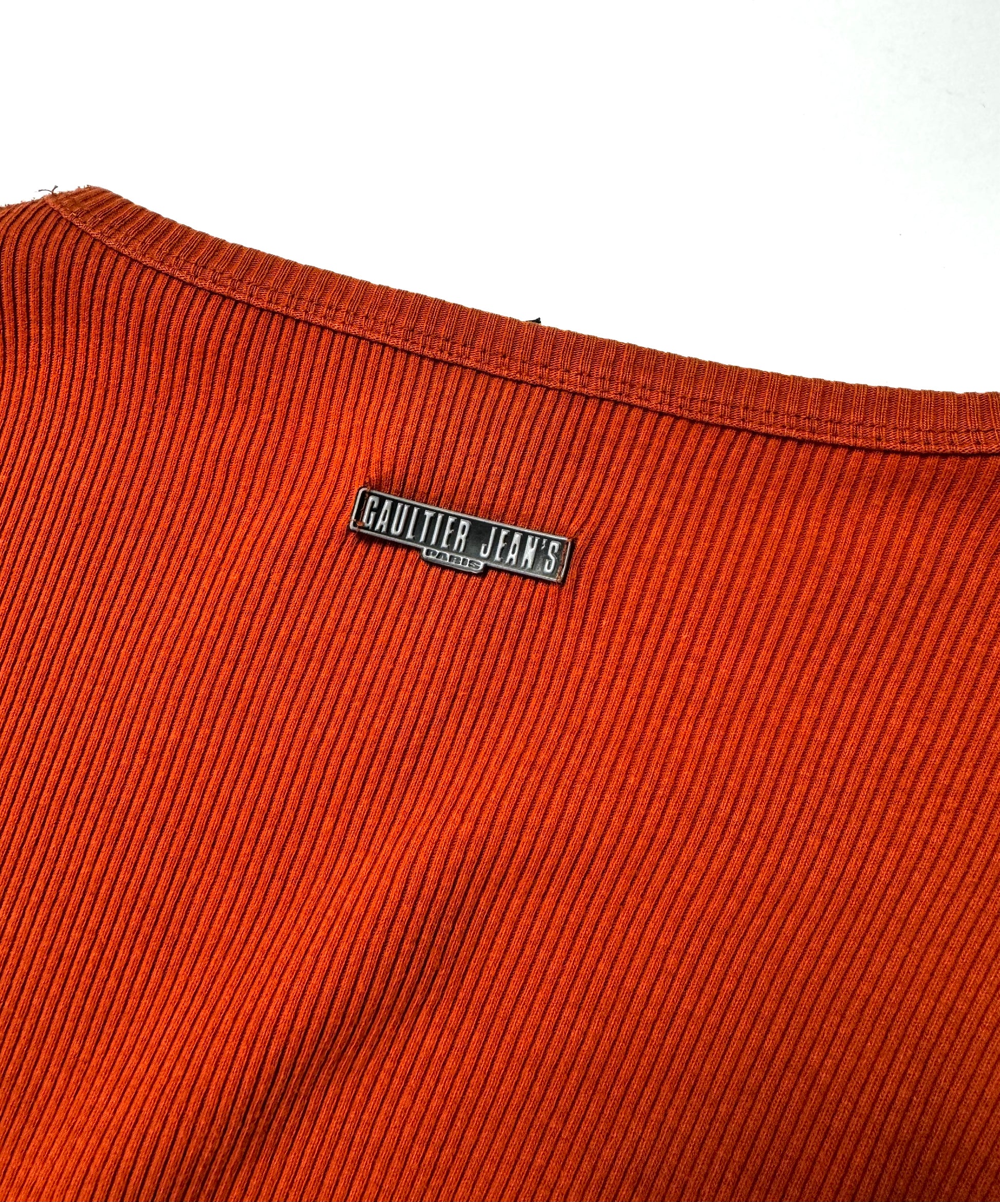 Jean Paul Gaultier Orange Knitwear 90s