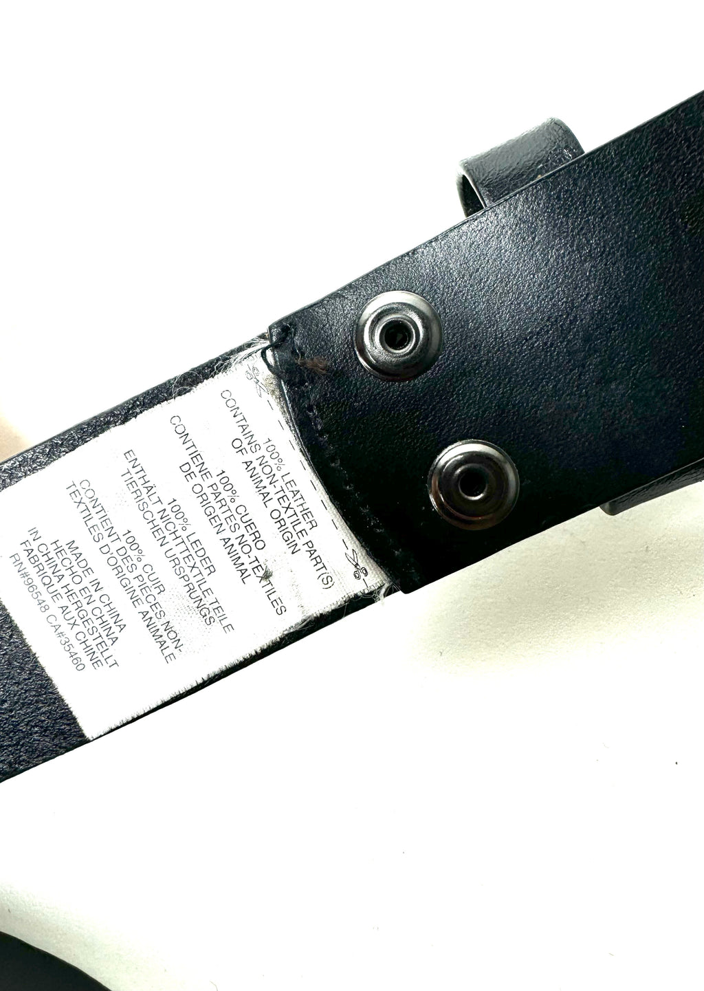 Oakley 2008 Black Skull Metal Leather Belt