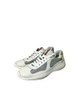 Prada White Grey Amercia’s Cup Shoes