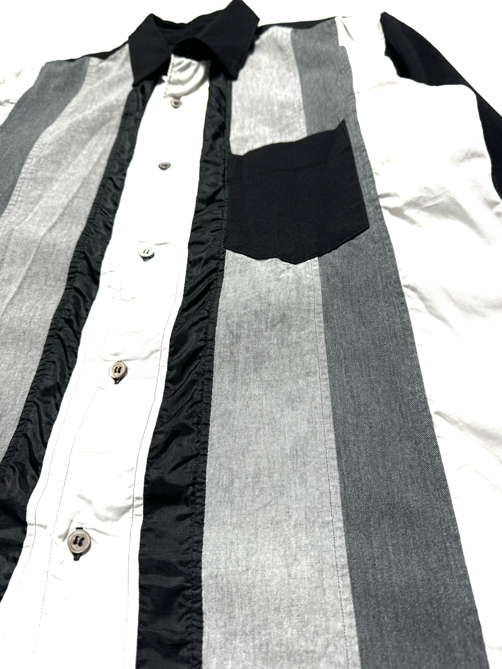 Comme des Garçons Shirt Black Stripe Patch Shirt