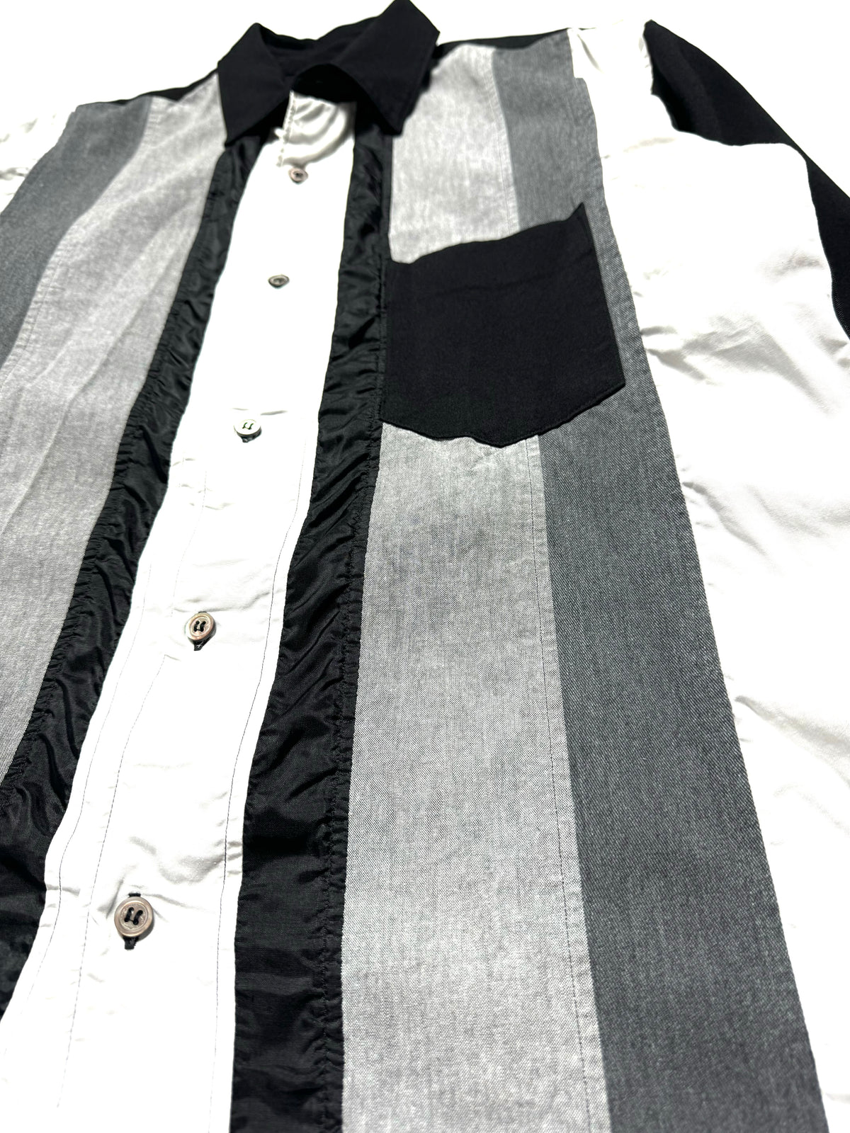 Comme des Garçons Shirt Black Stripe Patch Shirt