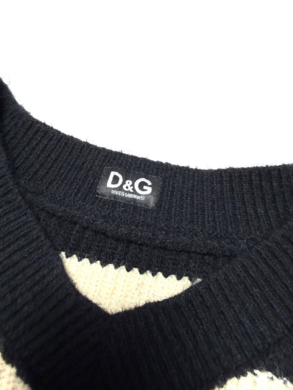 D&G Denim Sleeve Knitwear