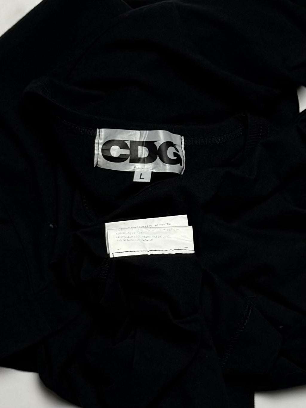COMME DES GARCONS Black Spell Out Tee