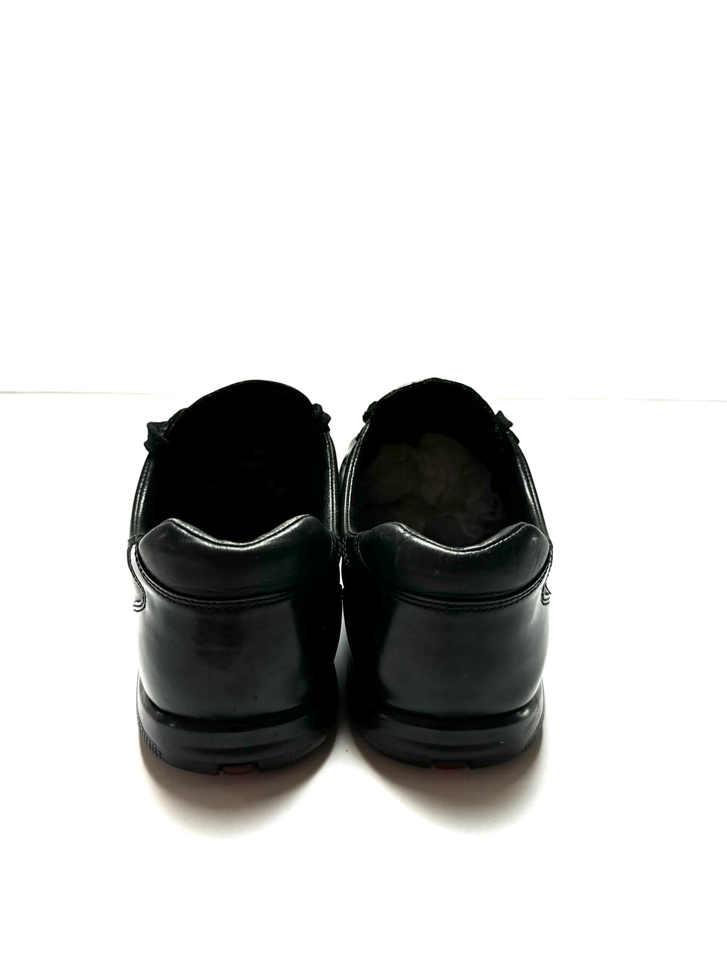 Prada Sport Black Leather Low Top Shoe