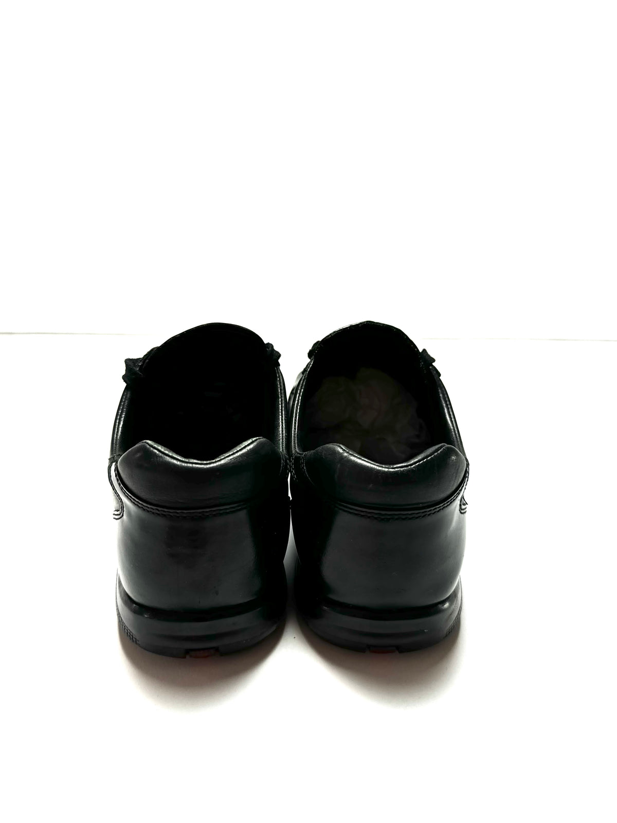 Prada Sport Black Leather Low Top Shoe