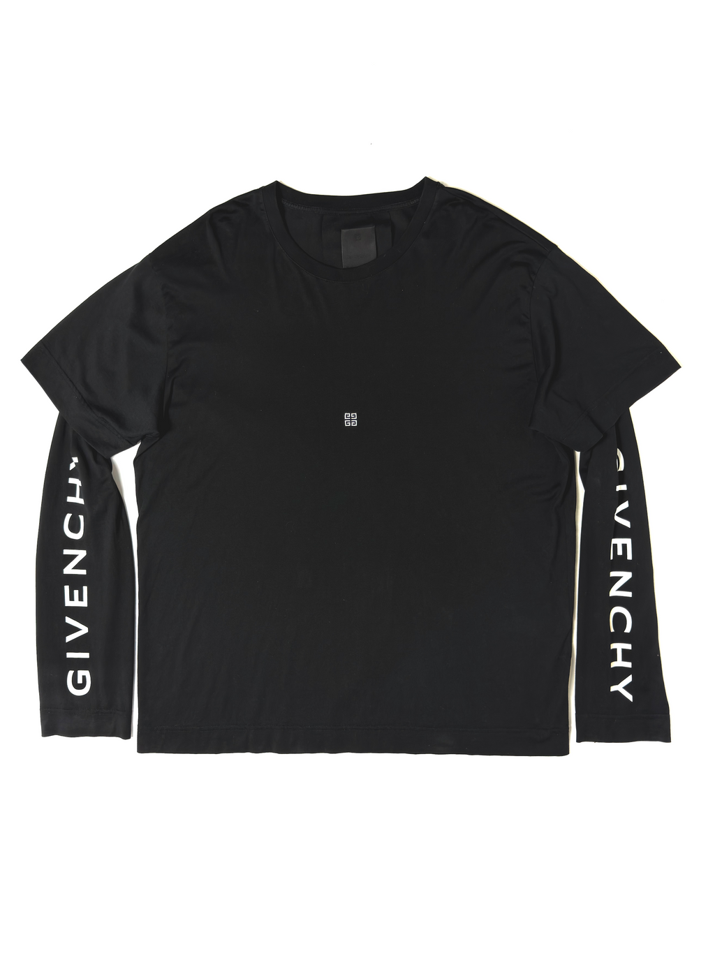 Givenchy Double Layer Black Long Sleeve