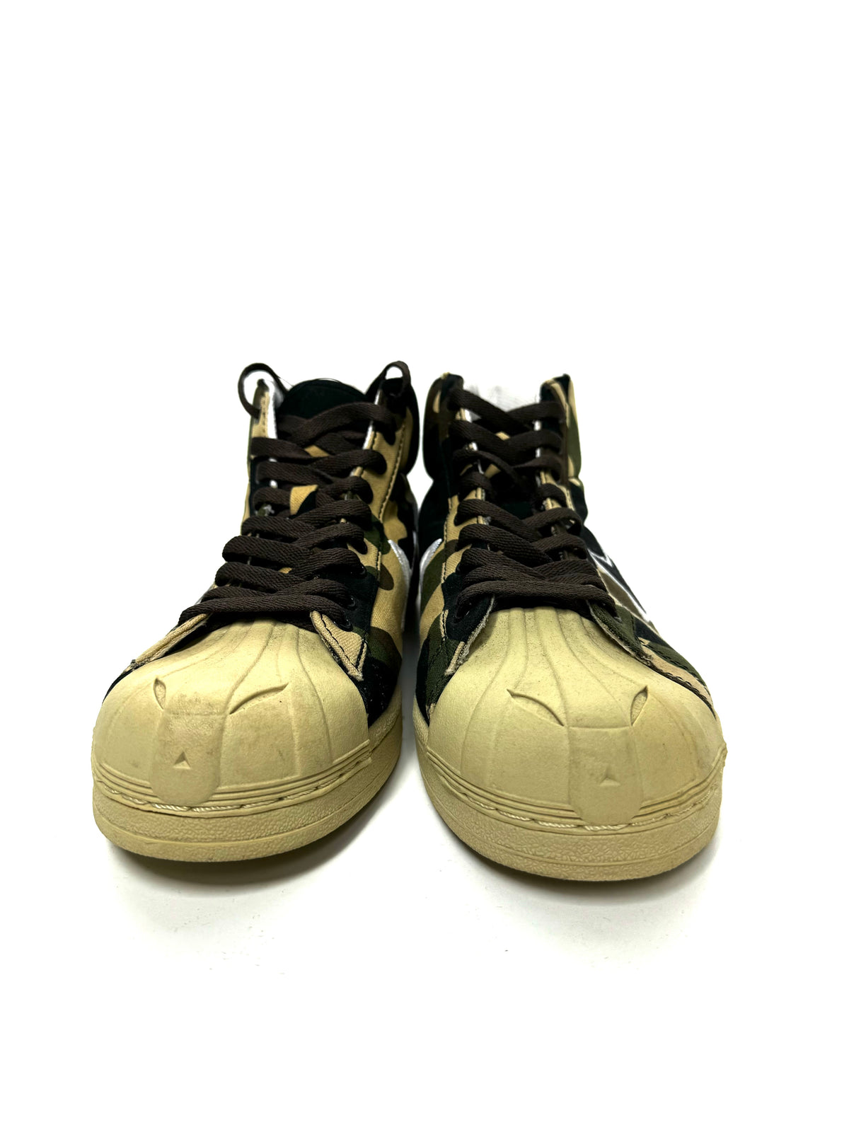BAPE 2000s Camo Leather Skullsta High Top