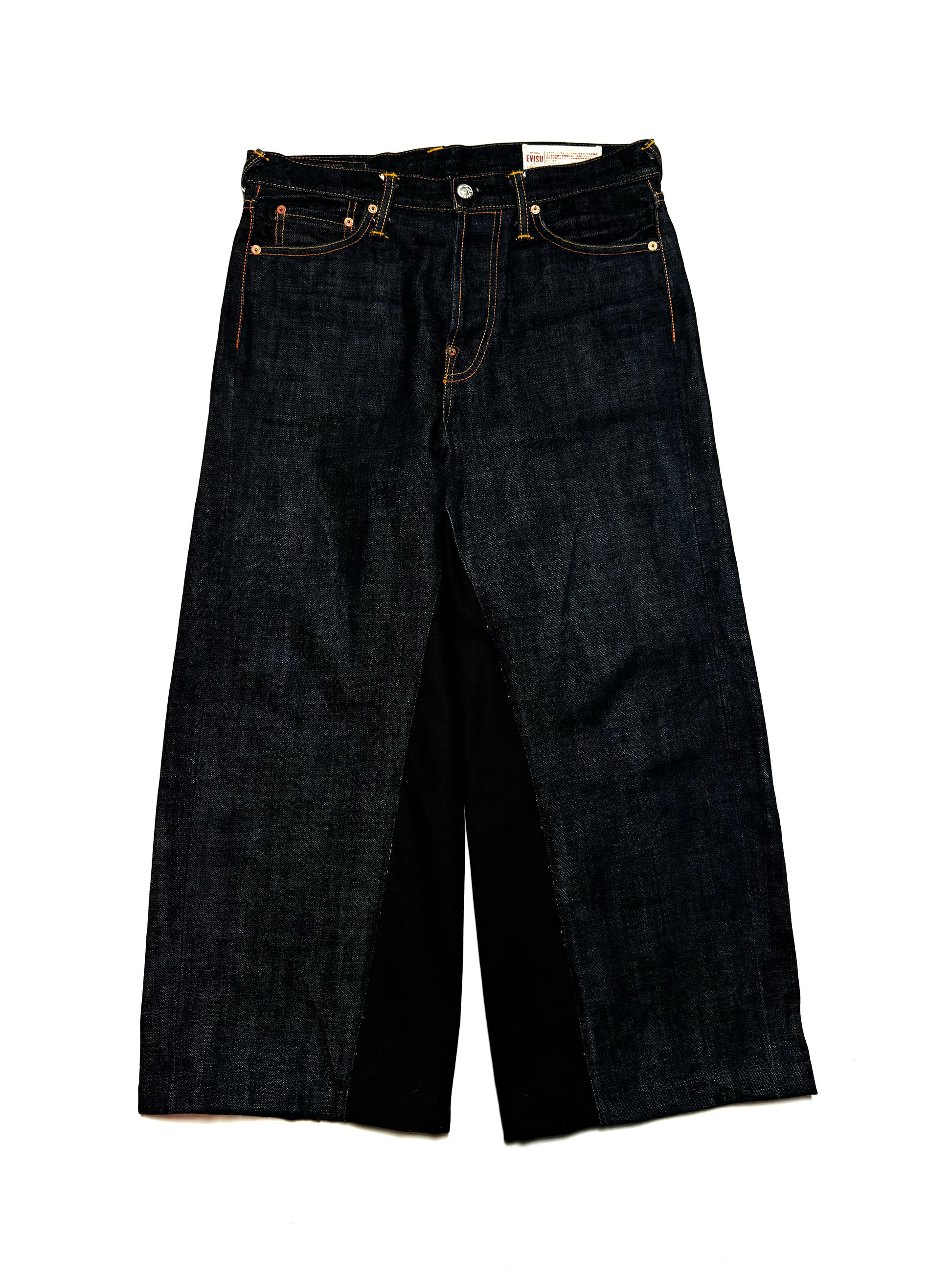 Evisu No.2 Seagull Pocket Remade Wide Indigo Jean