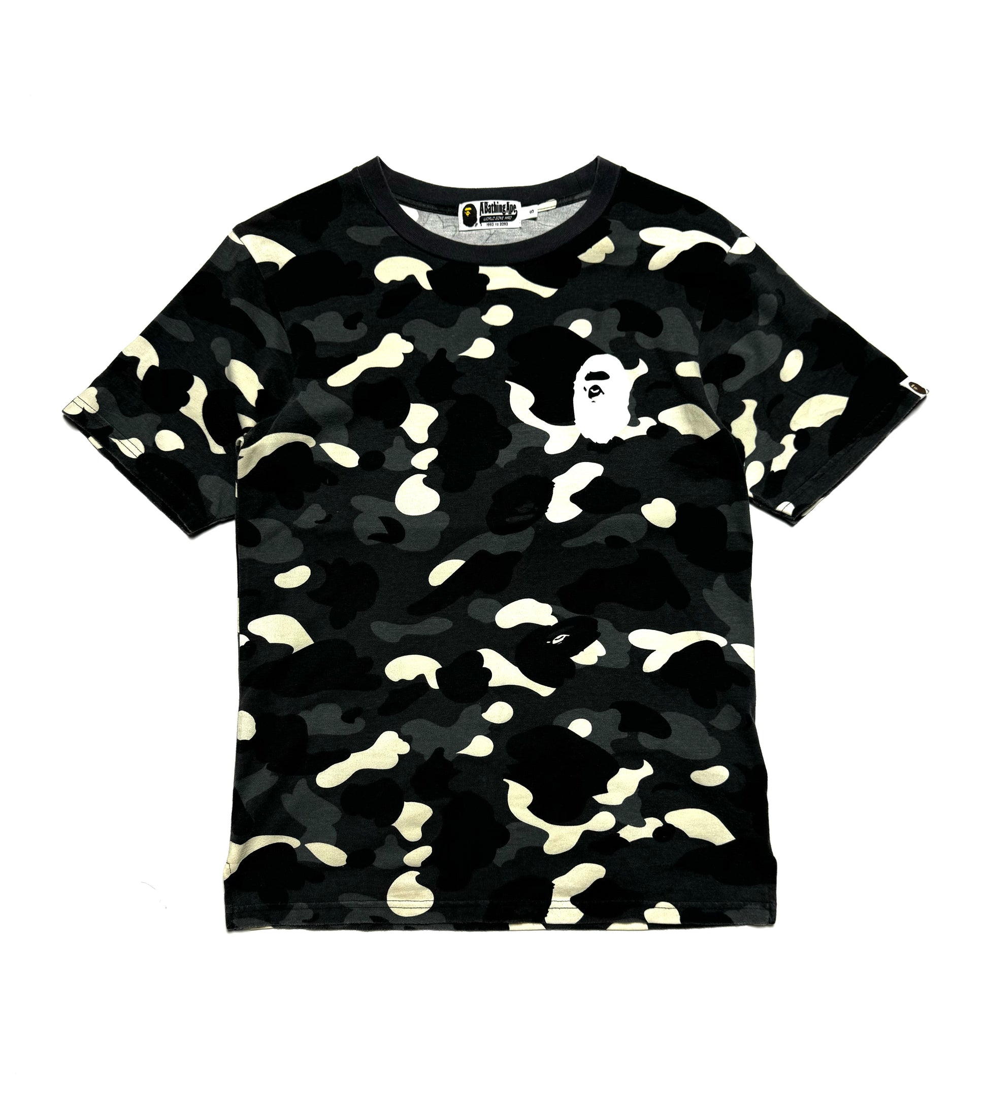 BAPE Black Grey Camo Tee