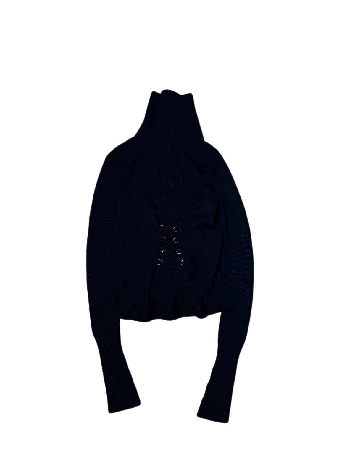 Alexander McQueen Knitted Long Sleeve Corset Jacket