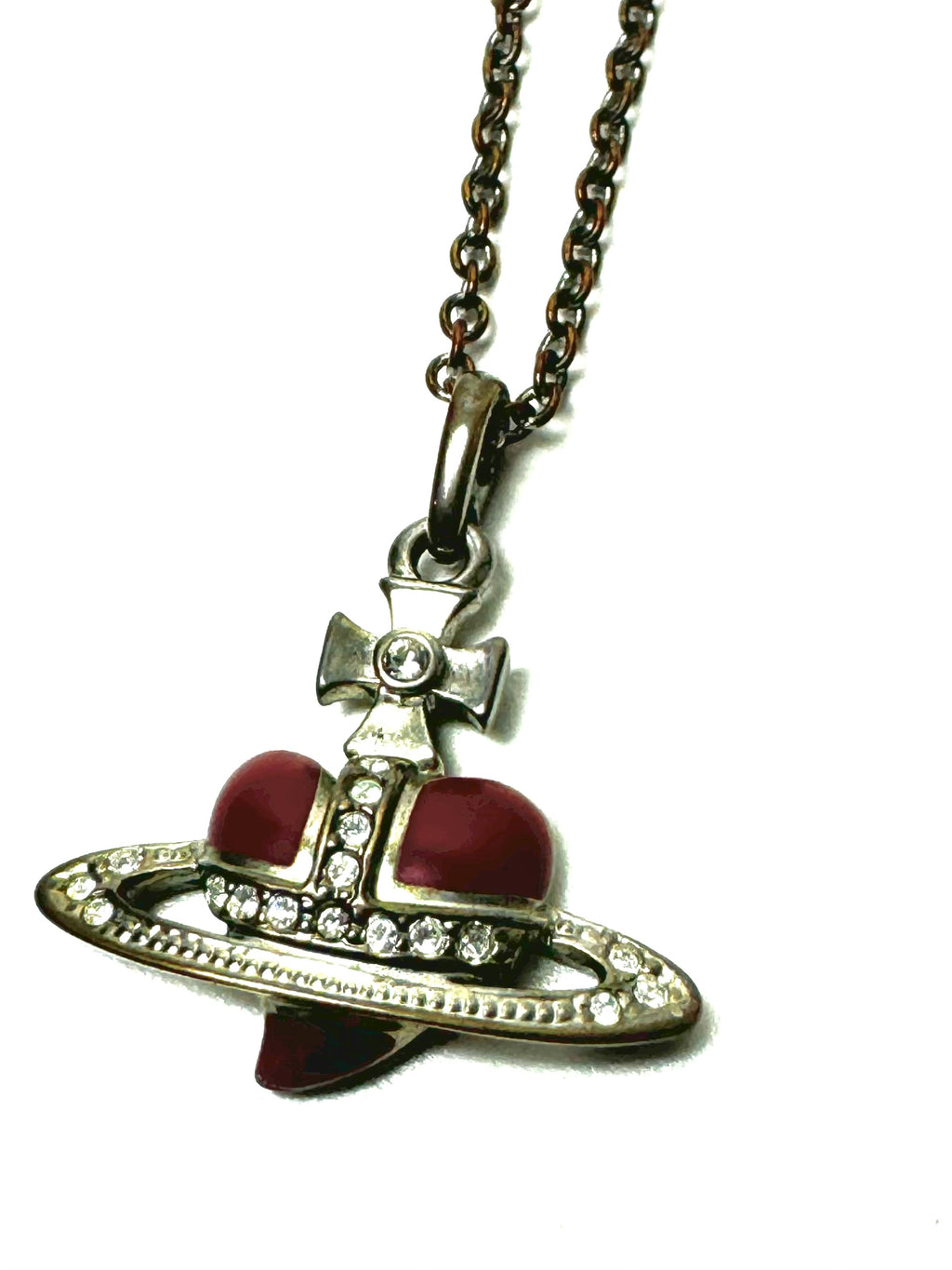 Vivienne Westwood Red Heart Necklace