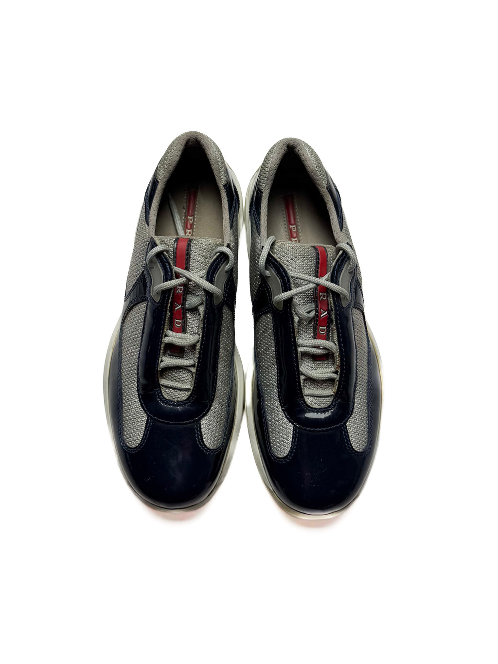 Prada America’s Cup Diamond Blue Shoe 2000s