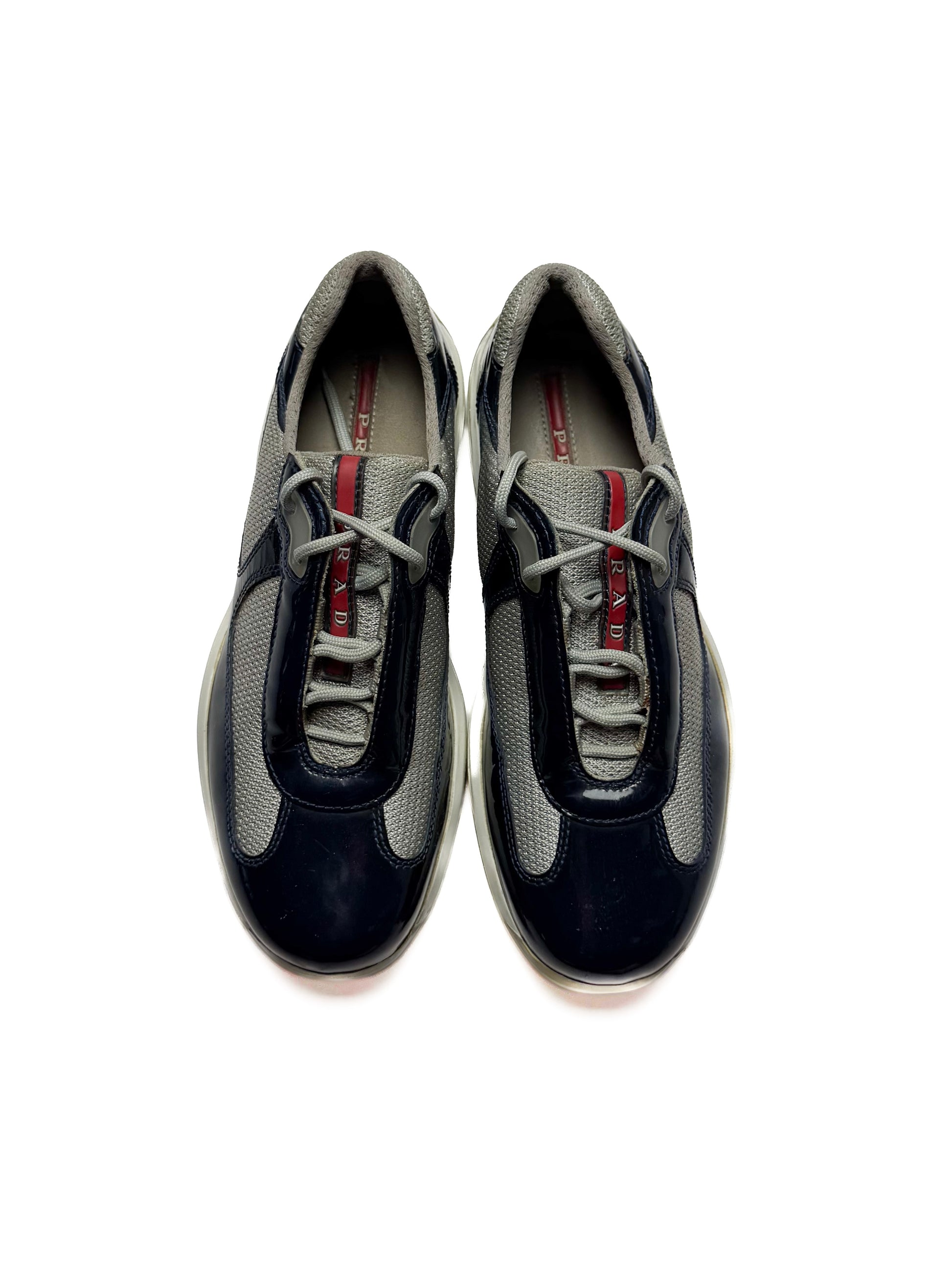 Prada America’s Cup Diamond Blue Shoe 2000s