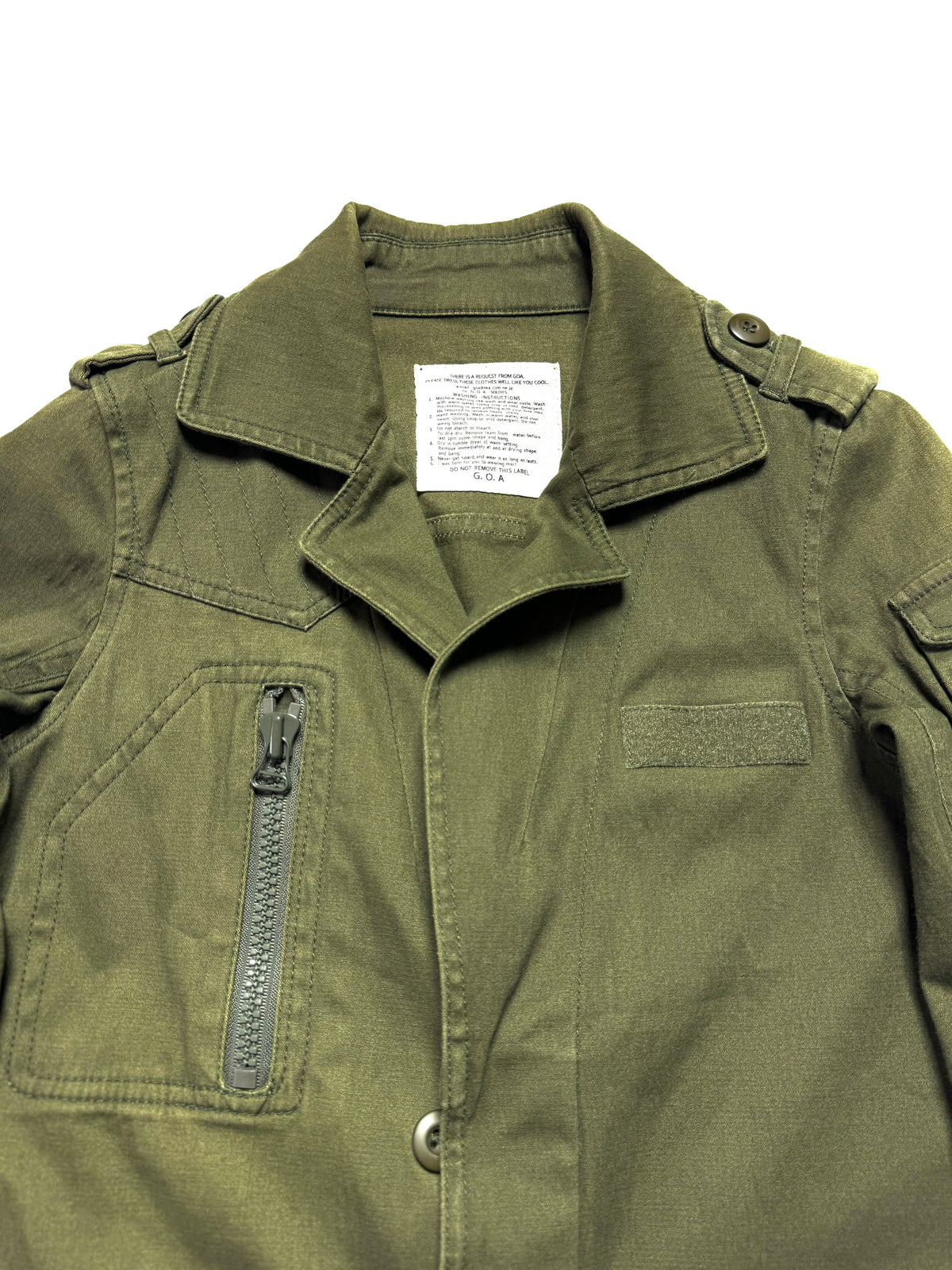 G.O.A Army Green Military Jacket 2000s