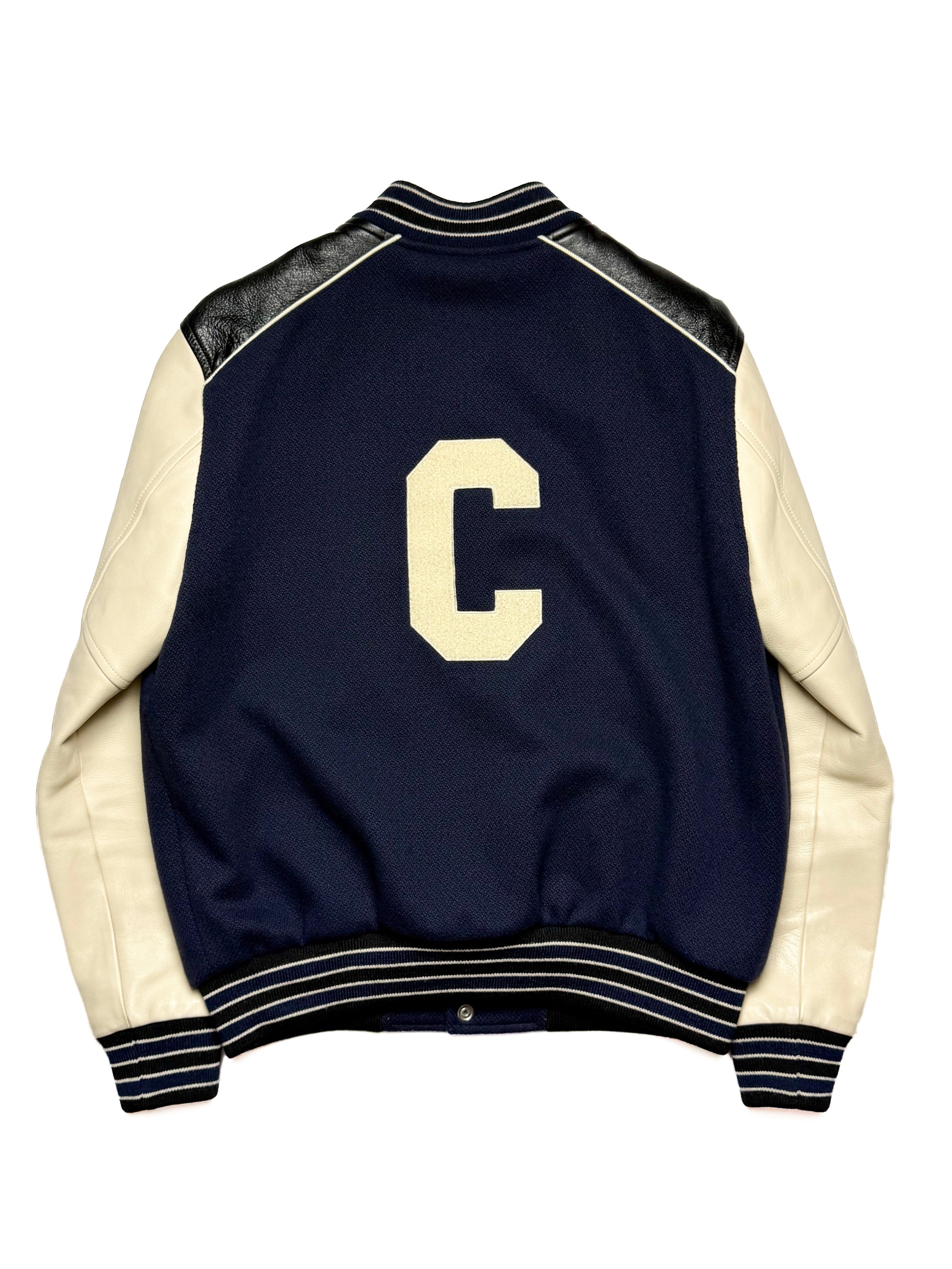 CELINE Wool Varsity Teddy Jacket