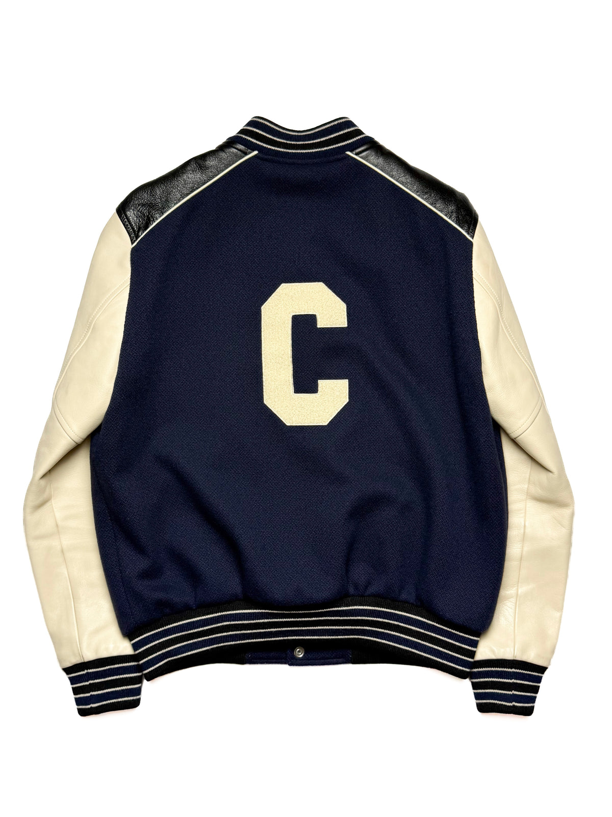 CELINE Wool Varsity Teddy Jacket