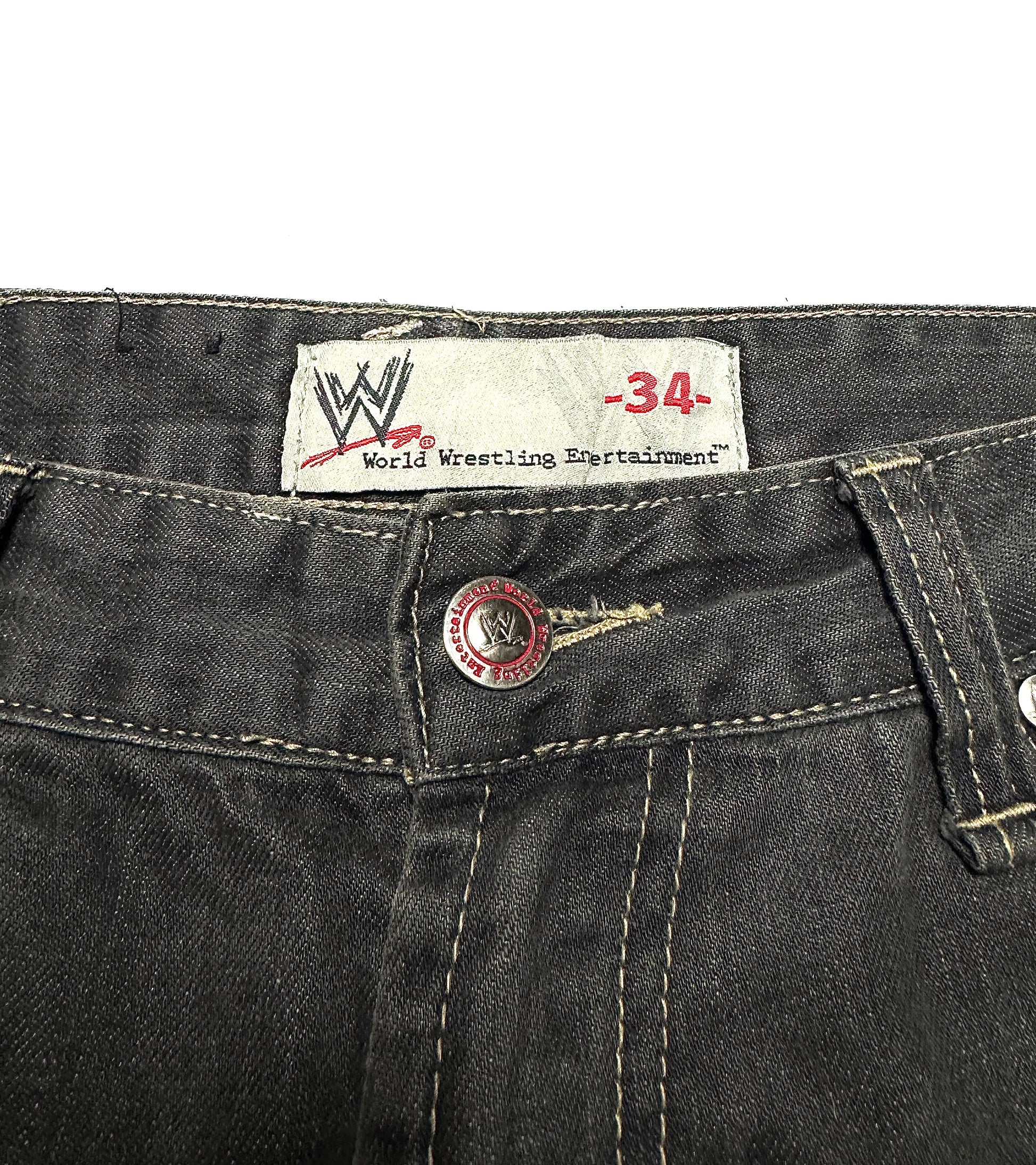 WWE Distressed Washed Jean