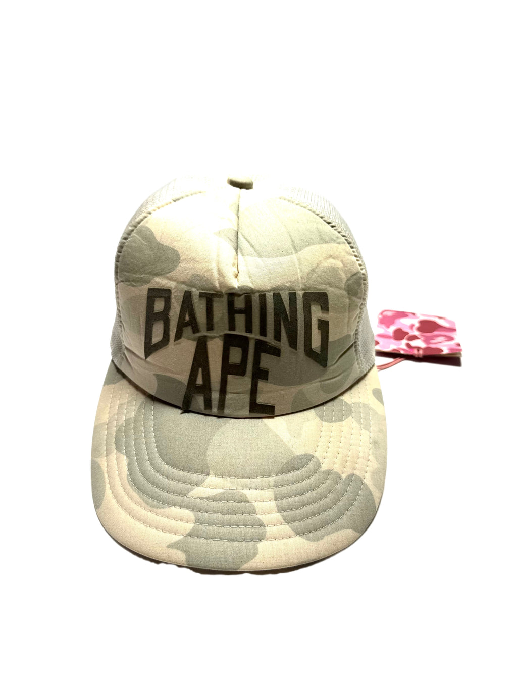 BAPE OG Grey Camo Trucker Hat