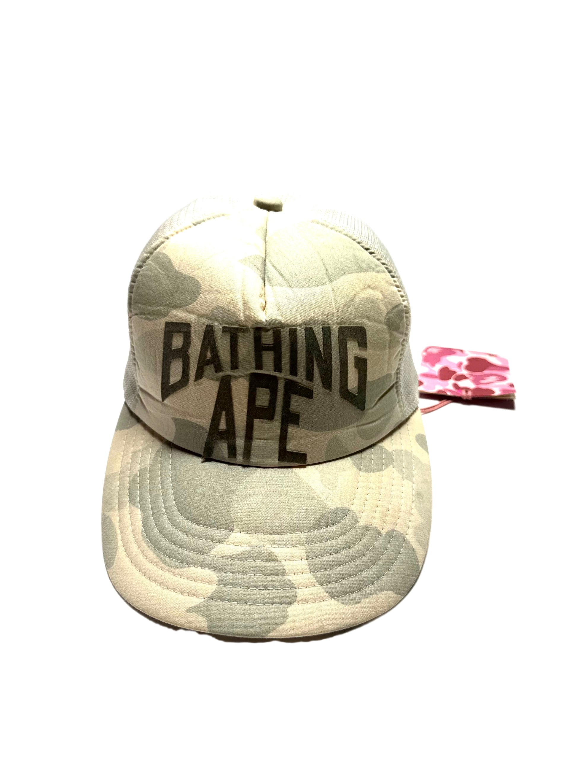 BAPE OG Grey Camo Trucker Hat