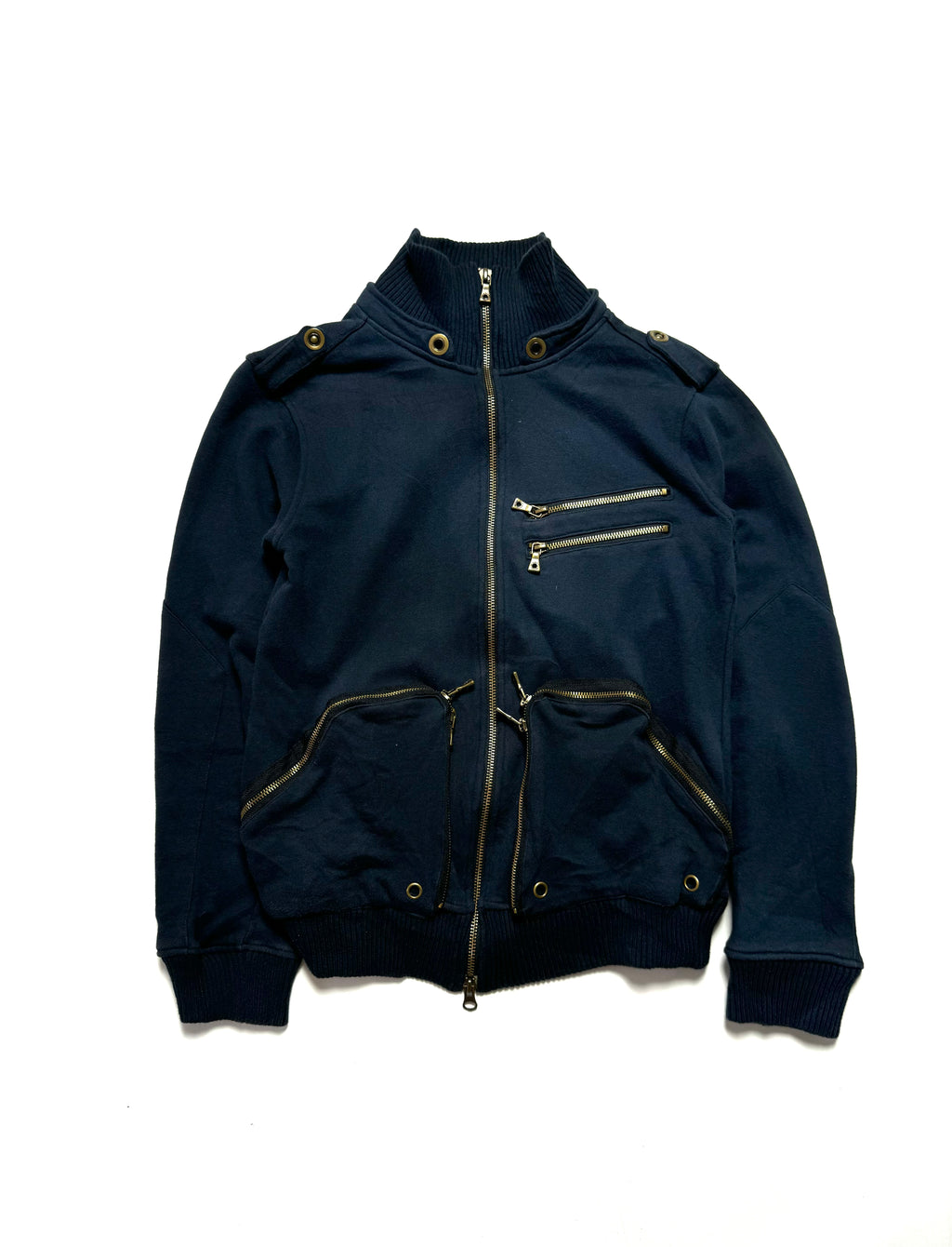 Semantic Design Navy Military Jacket