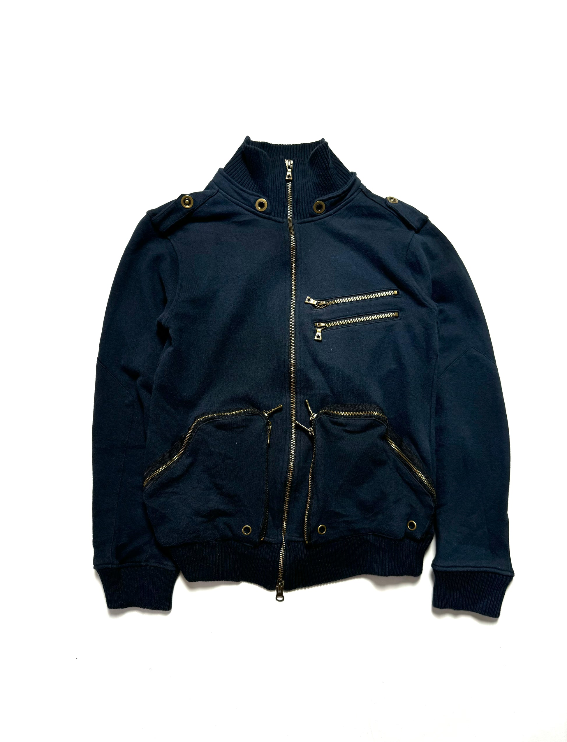 Semantic Design Navy Military Jacket